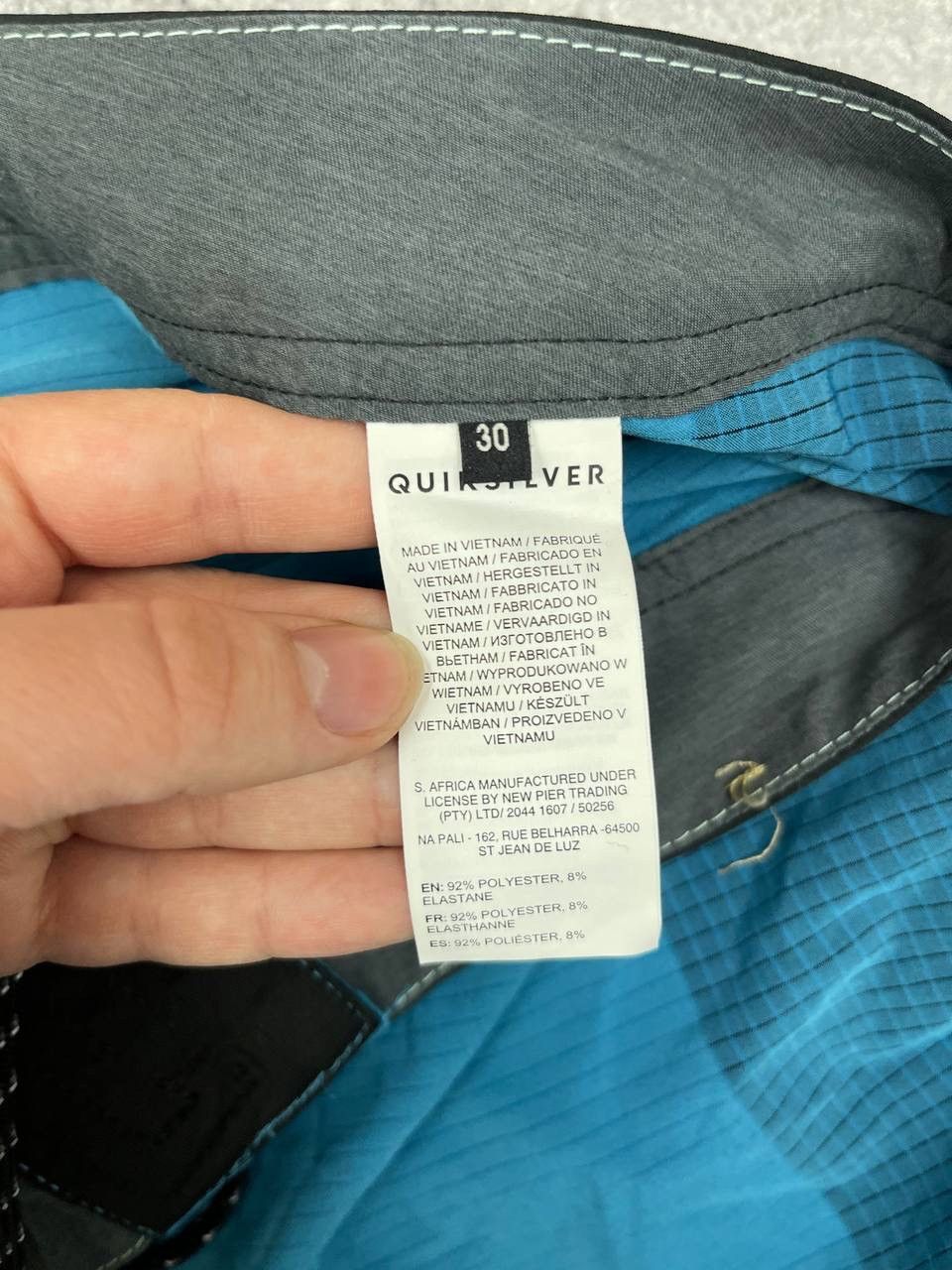 Quiksilver Quiksilver Men Board Shorts Blue Size 30 Size US 30 / EU 46 - 4 Thumbnail