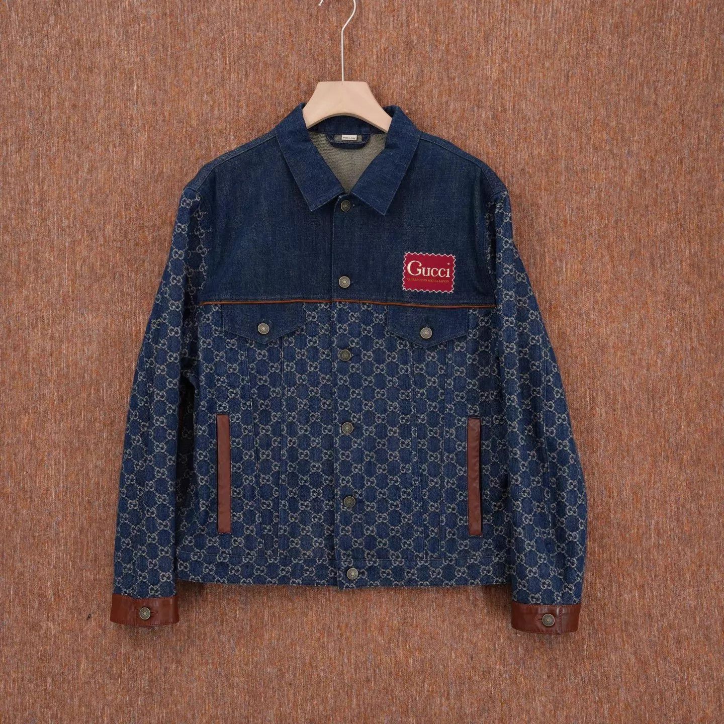 Gucci GUCCI GG Monogram All Over Denim Jacket 46 99 Size US S / EU 44-46 / 1 - 1 Thumbnail