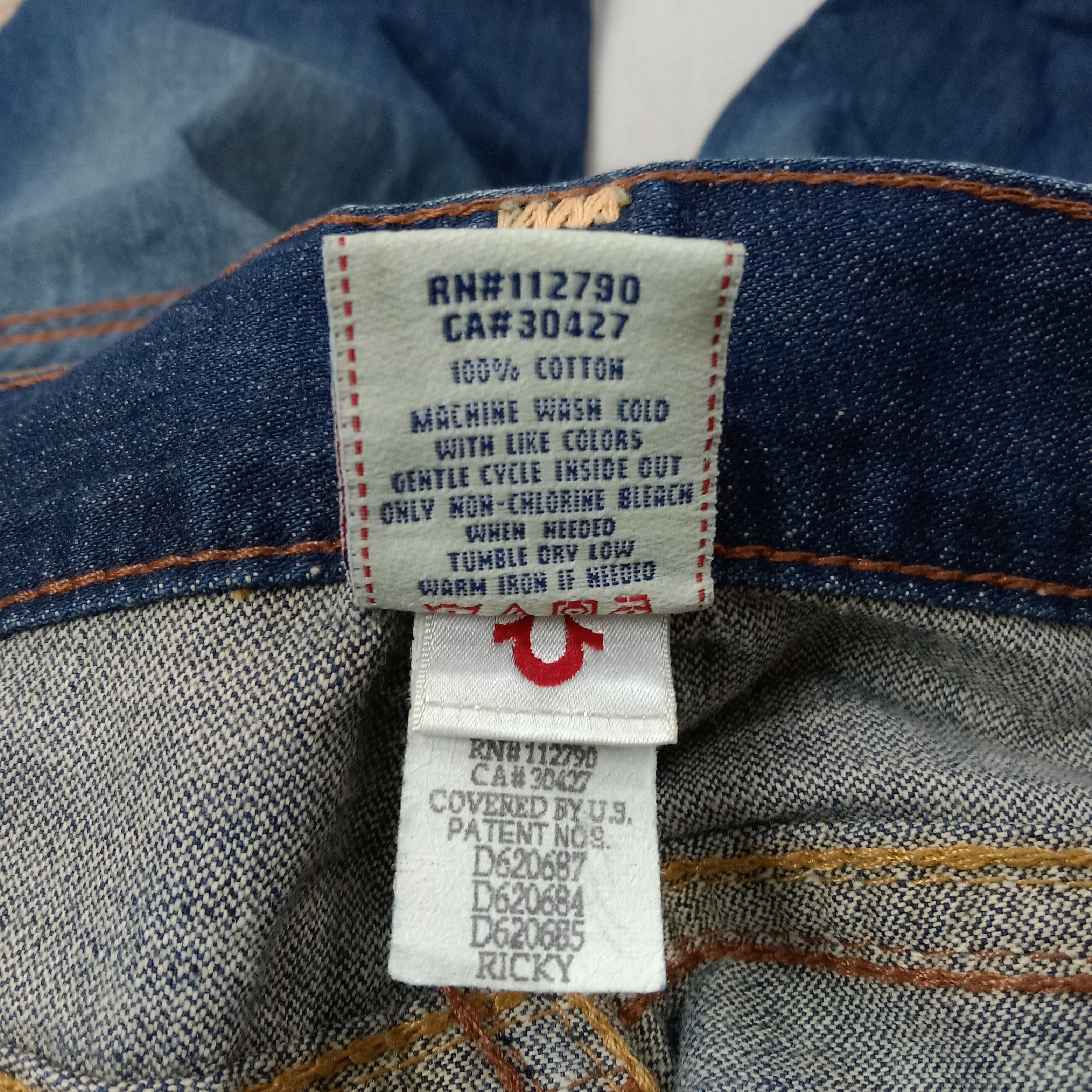 True Religion True Religion American Denim Jeans C258N5 Size US 37 - 16 Thumbnail