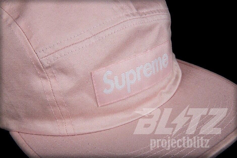 Supreme SS17 SUPREME WASHED CHINO TWILL CAMP CAP HAT PINK 2017 Size ONE SIZE - 3 Thumbnail