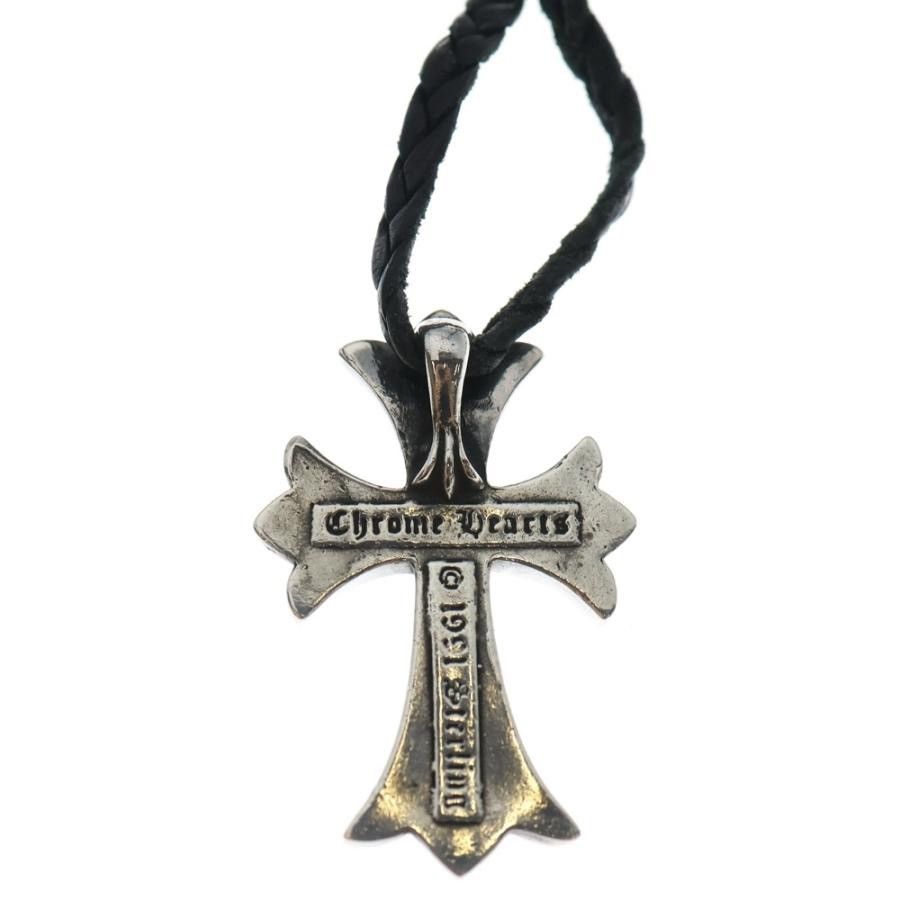 Chrome Hearts Chrome Hearts CH Cross Leather Braid PENDANT Necklace Size ONE SIZE - 3 Thumbnail