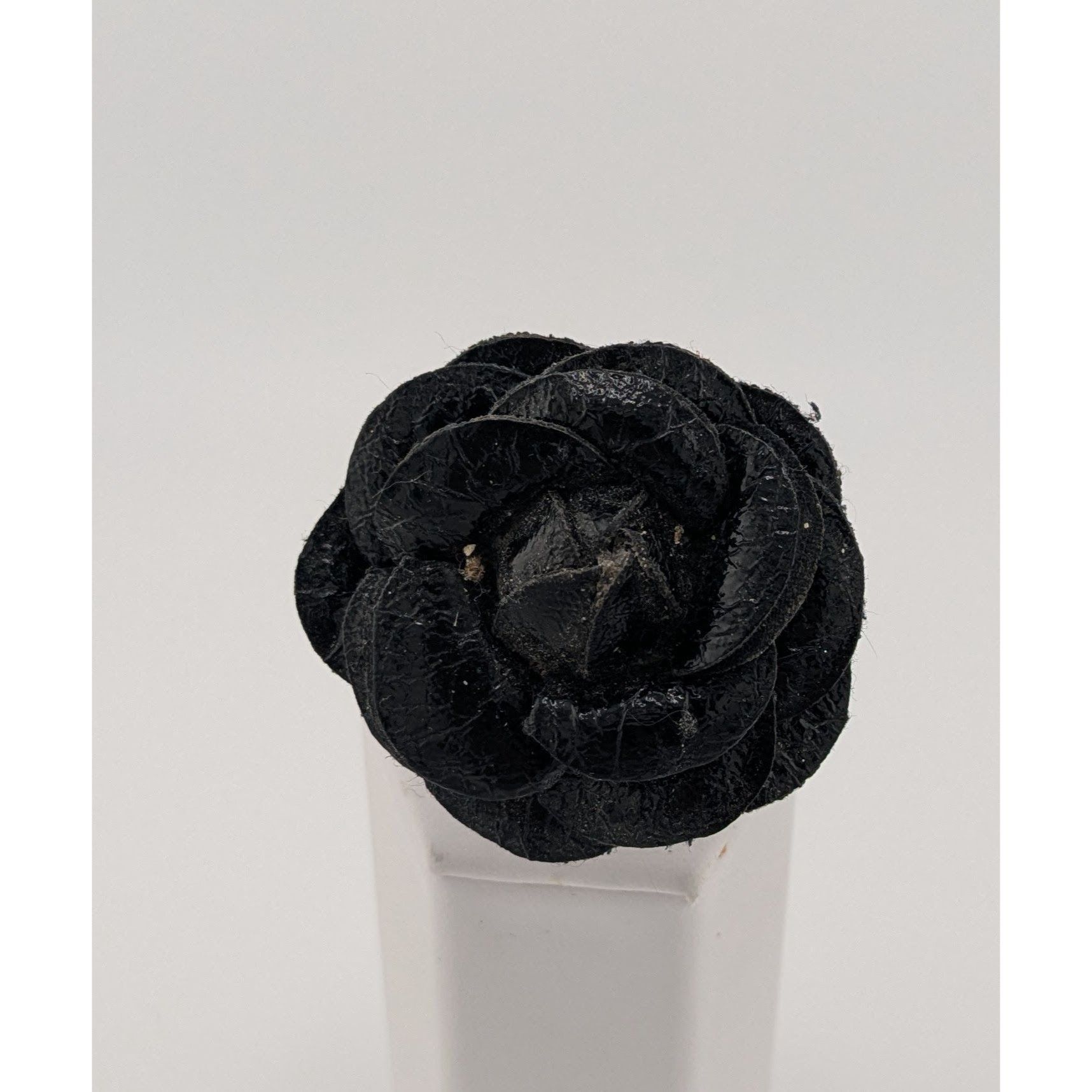 Other Whimsygoth Faux Leather Floral Ring Size 8 (Adjustable) Size ONE SIZE - 2 Thumbnail
