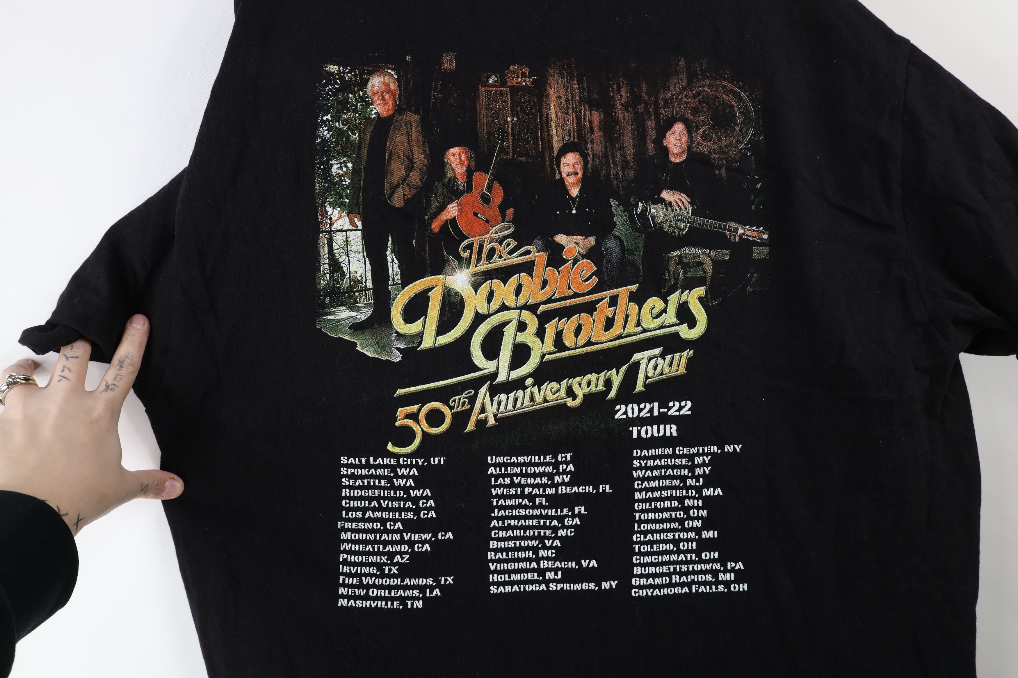 Vintage Y2K 50th Anniversary Tour The Doobie Short Sleeve T-Shirt Size US XL / EU 56 / 4 - 9 Thumbnail