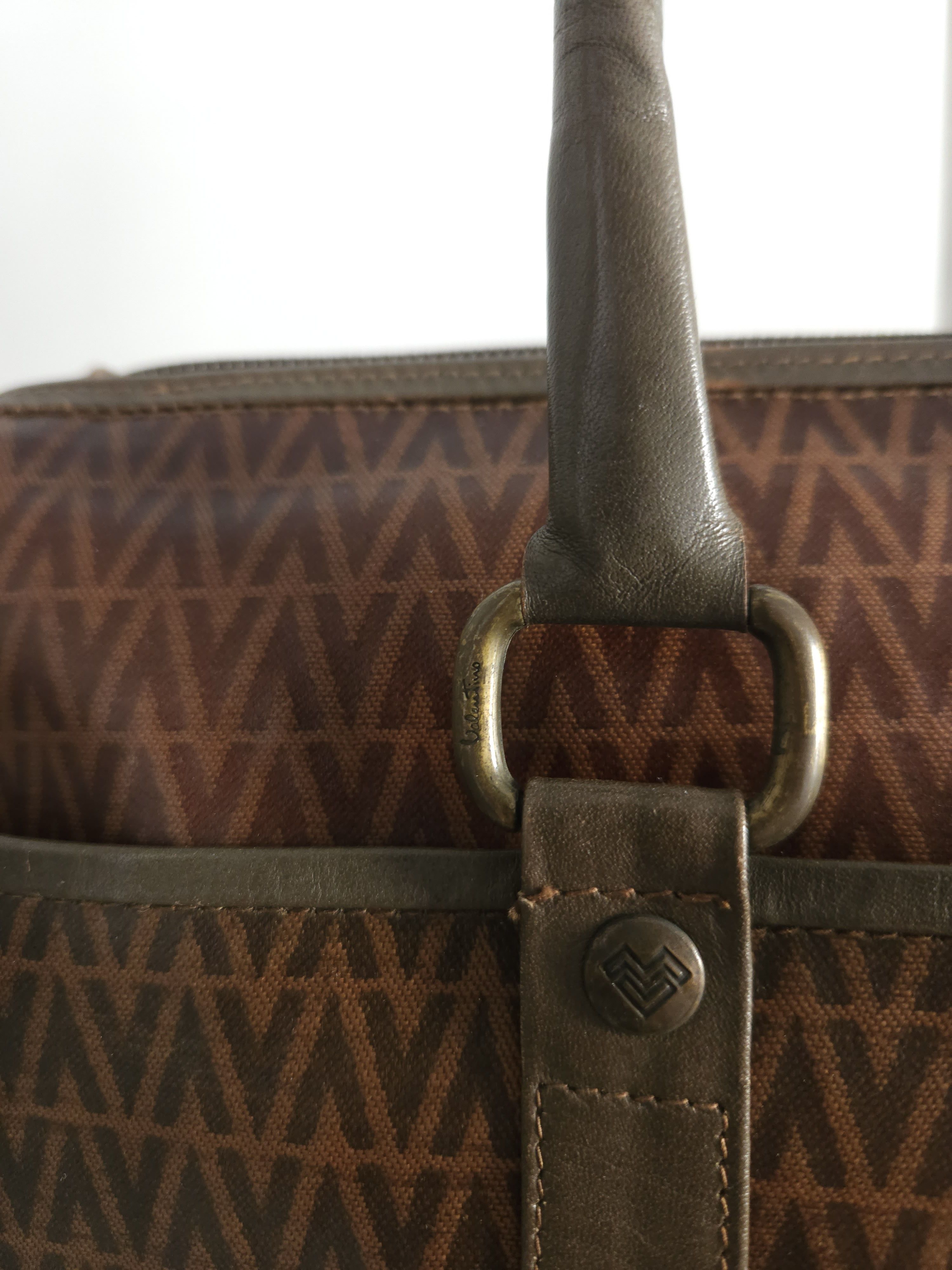 Mario Valentino × Vintage Vintage 80s Mario valentino monogram handbag Size ONE SIZE - 12 Thumbnail