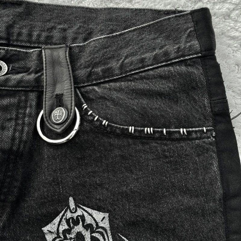 Vintage Y2K Black Denim Size US 32 / EU 48 - 5 Thumbnail
