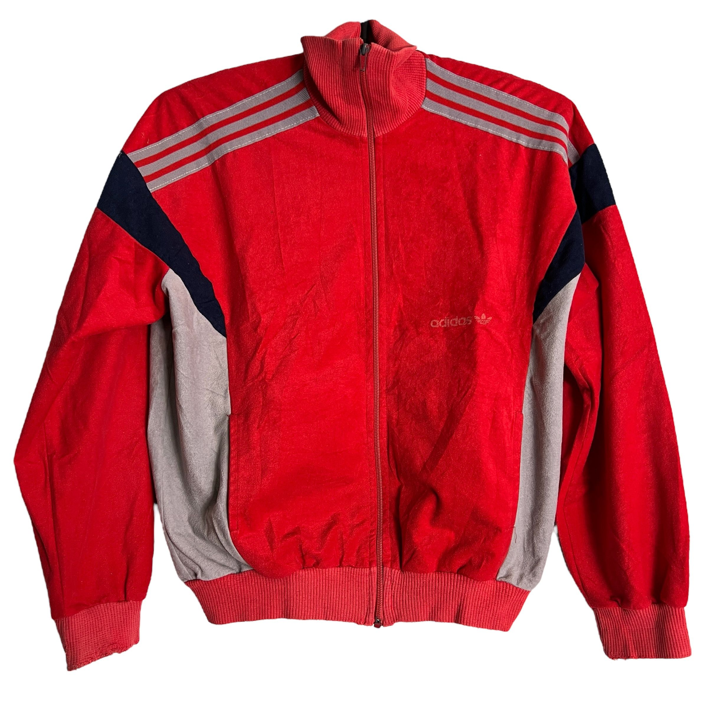 🔥RARE🔥Vintage Adidas Sweater Zipper Jacket Made in France