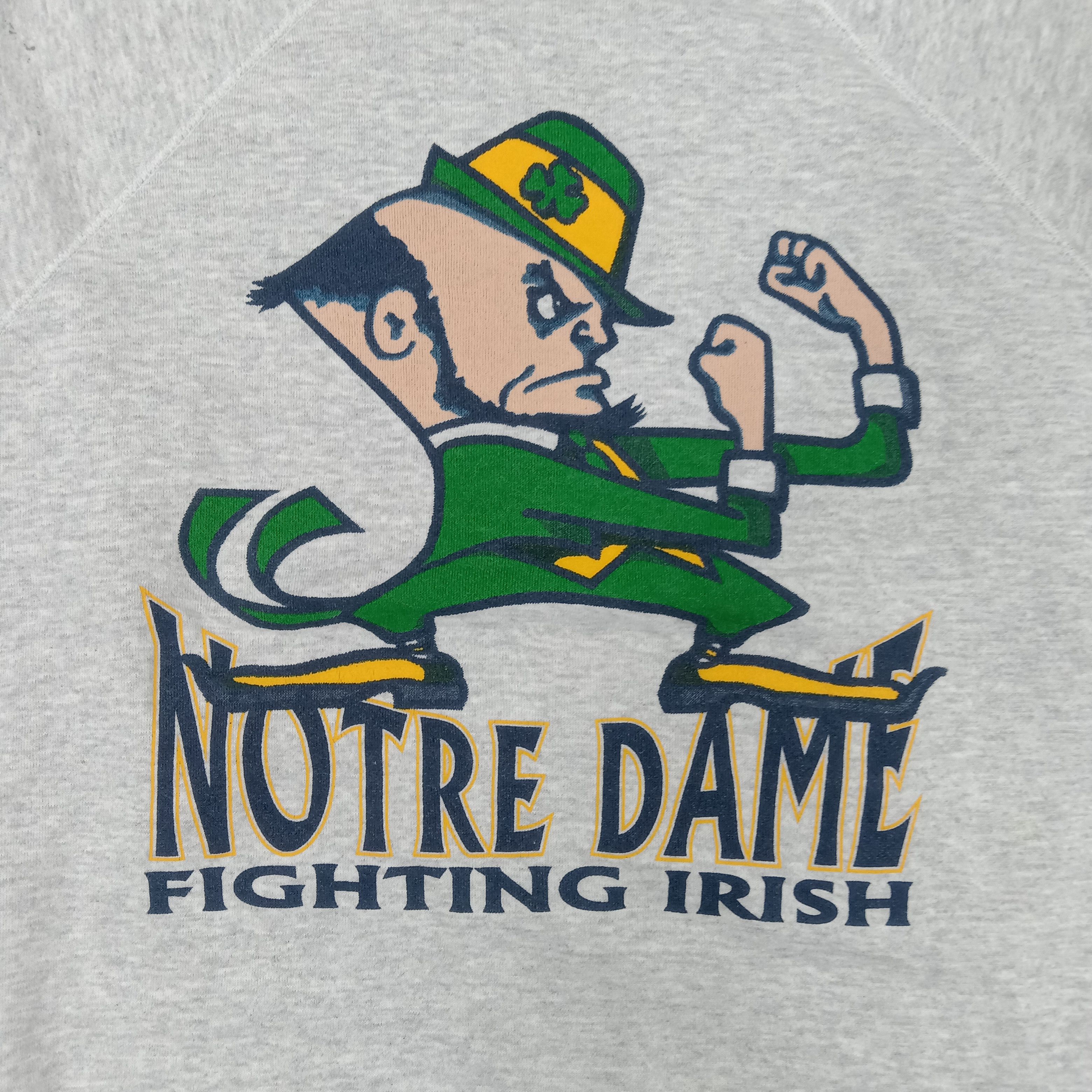 NFL × Vintage Notre Dame Fighting Irish NFL Sport Style Sweatshirt Size US L / EU 52-54 / 3 - 2 Thumbnail