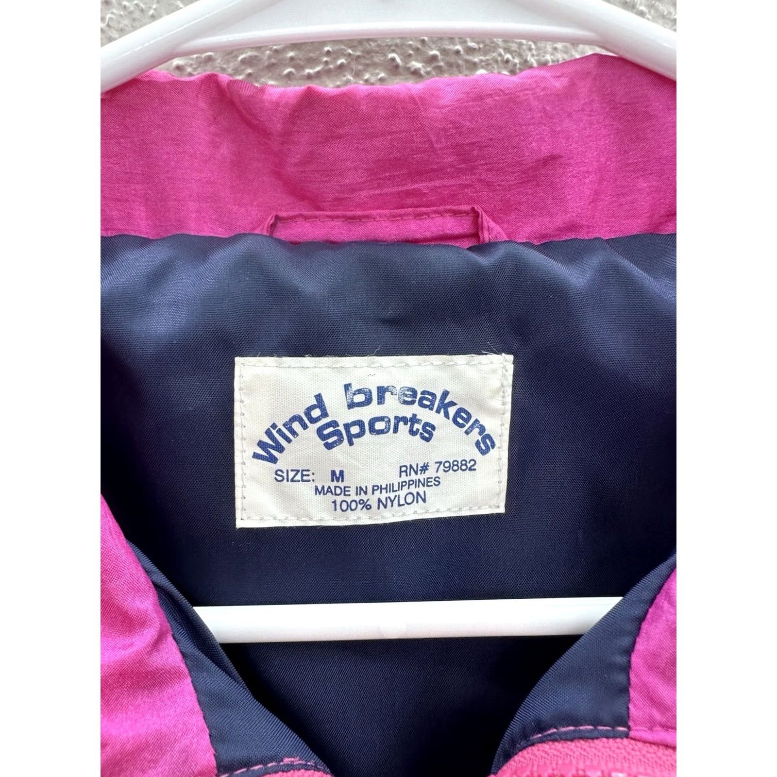 Pinko Wind Breakers Sports Womens Windbreaker Zip Up Pink XS? (Original Size M) VTG Size M / US 6-8 / IT 42-44 - 6 Thumbnail
