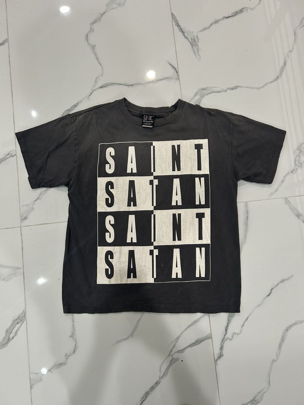 Saint Michael Saint Michael Saint Satan Tee Size US XL / EU 56 / 4 - 1 Thumbnail