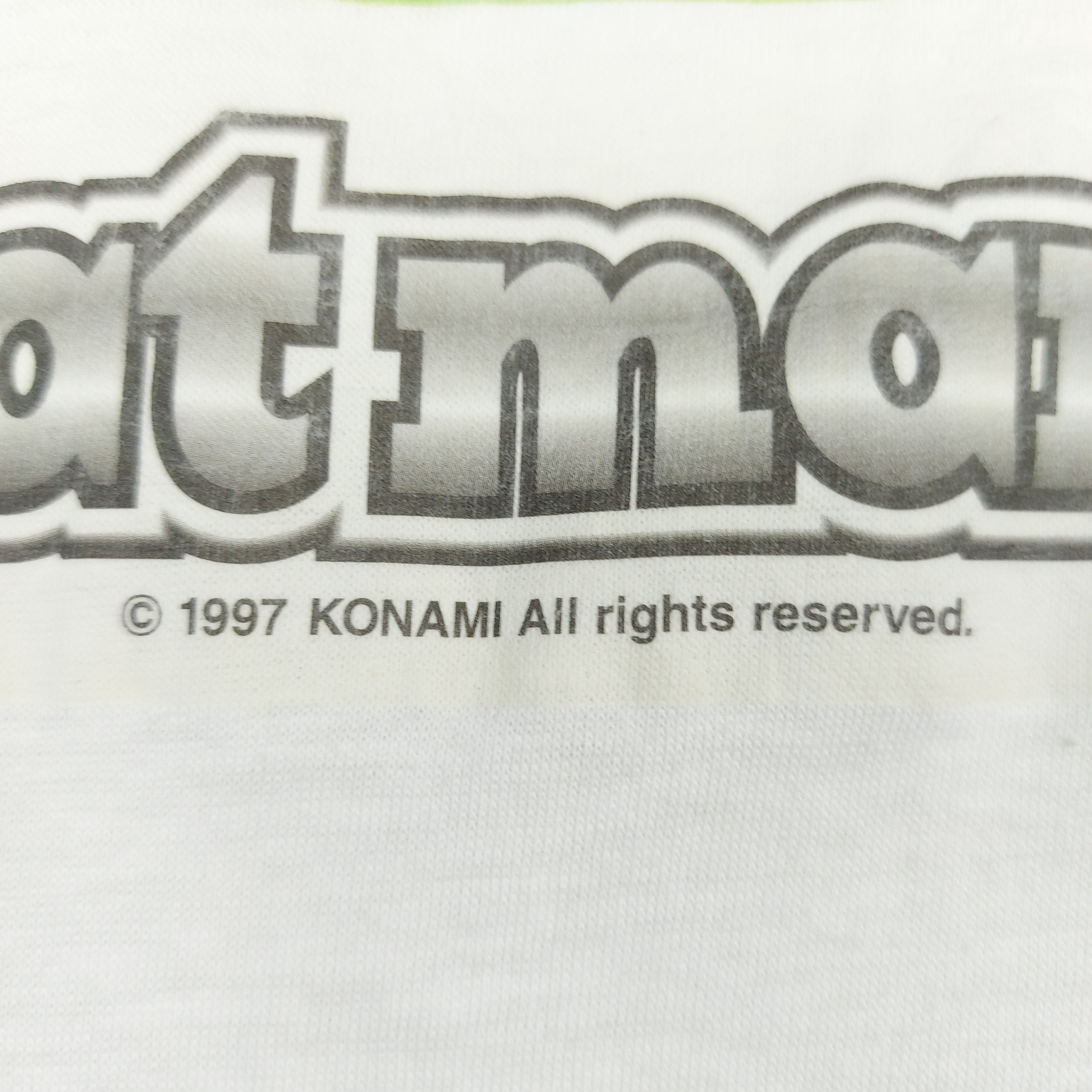 Playstation Vintage 90s Konami Beatmania 1997 Game Promo TEE Size US M / EU 48-50 / 2 - 3 Thumbnail