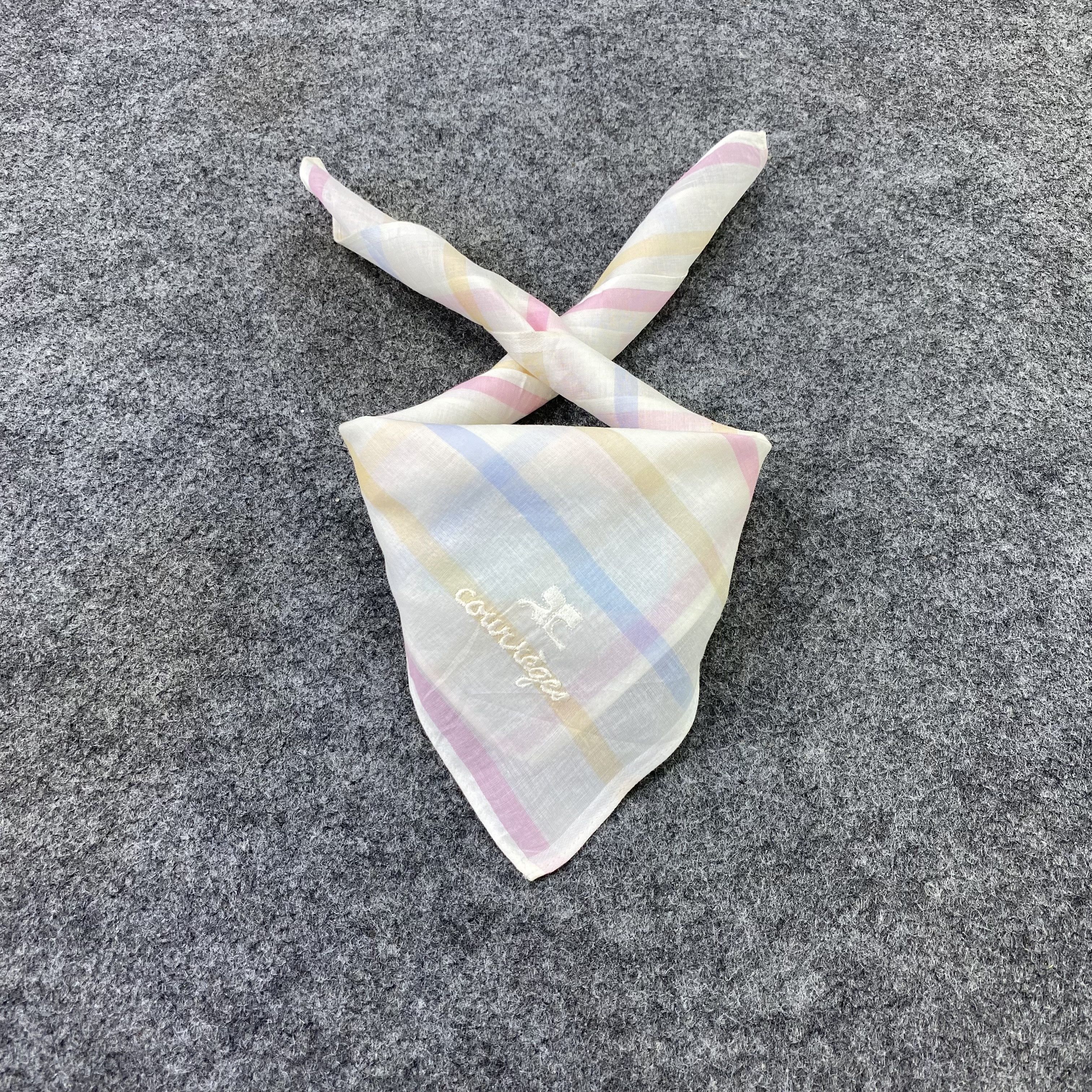 Courreges Courreges Handkerchief / Bandana / Neckerchief-B2152 Size ONE SIZE - 2 Thumbnail