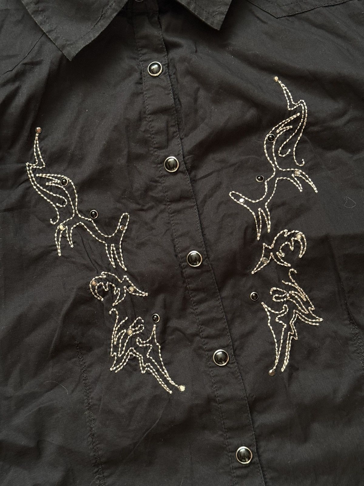Harley Davidson × Vintage Harley Davidson S freedom big logo shirt button up blouse Size S / US 4 / IT 40 - 12 Thumbnail