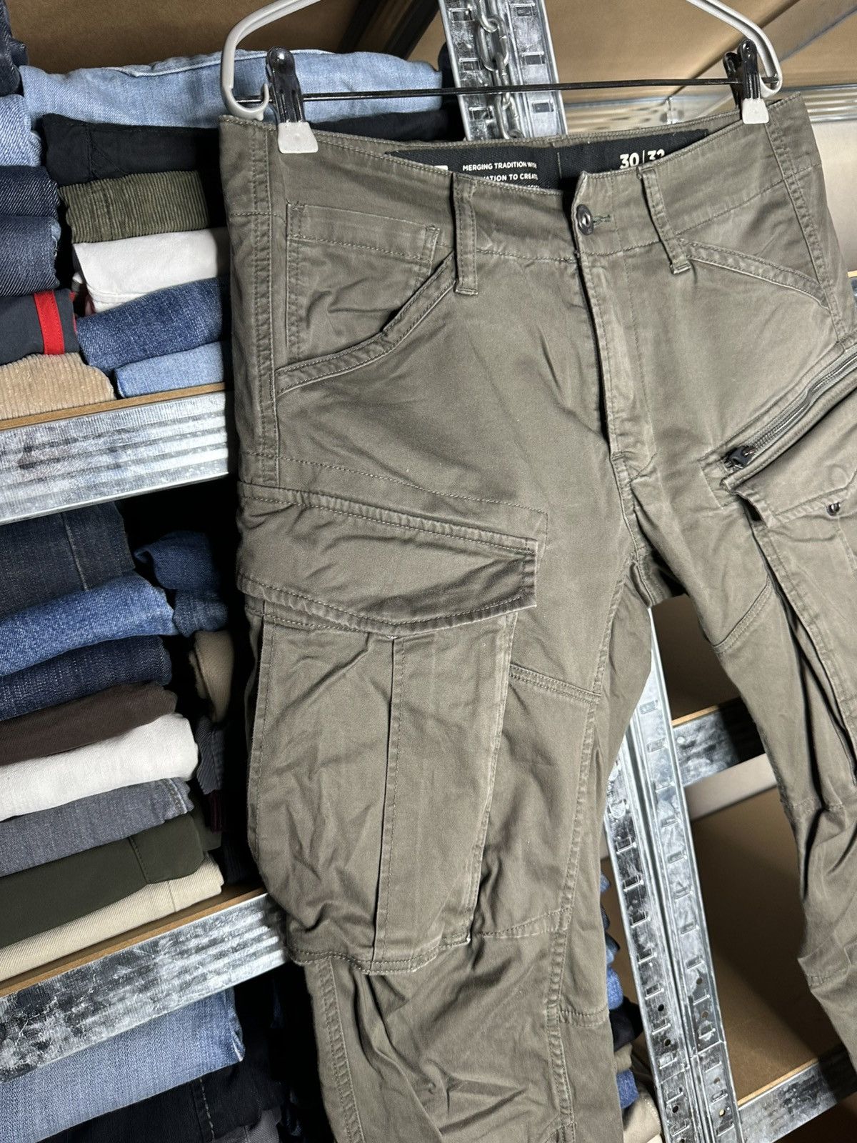 G-Star G-STAR RAW Men's Cargo Military Pants Size 30x32 Size US 30 / EU 46 - 5 Thumbnail