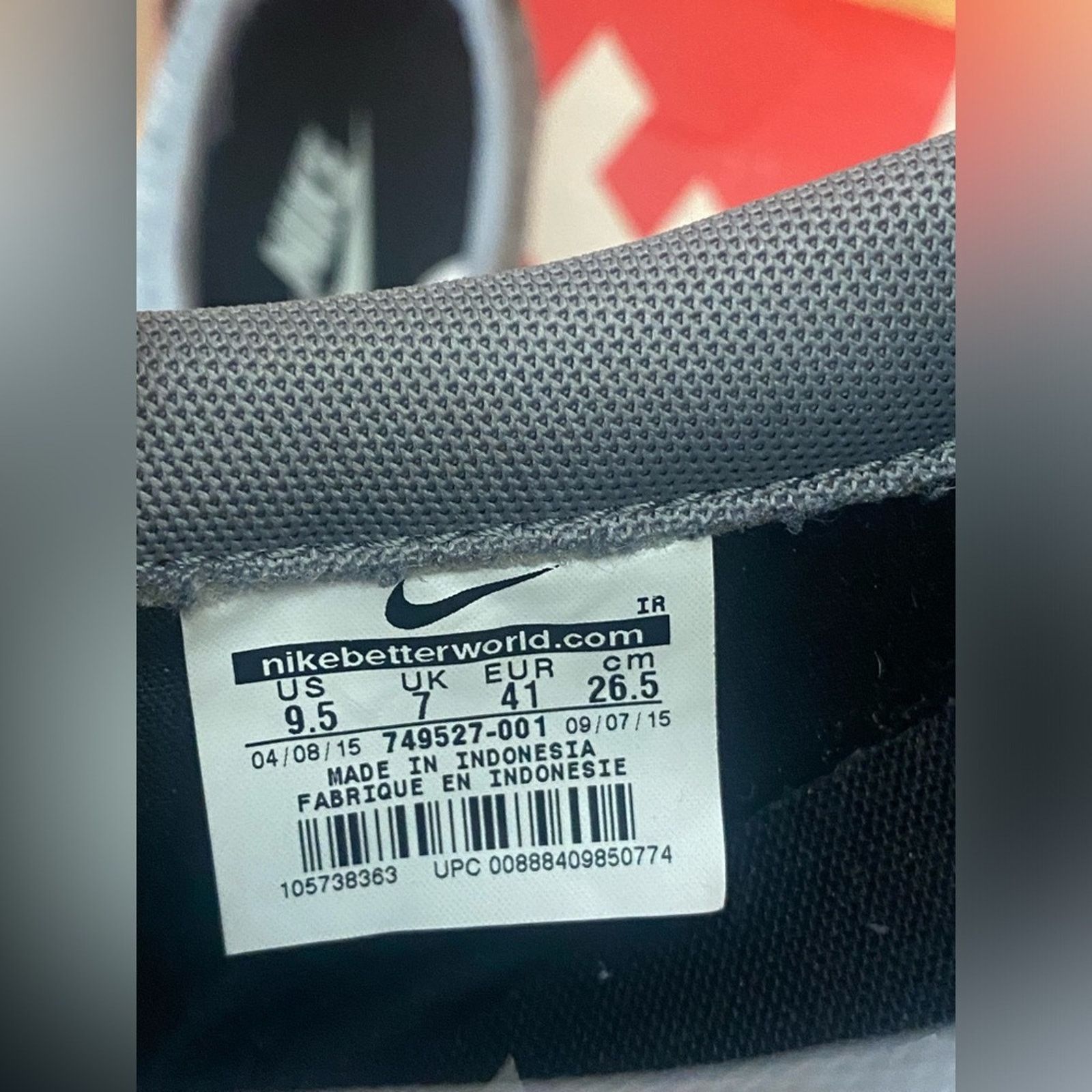 Nike Nike Womens Classic Cortez ‘15 TP Tumbled Grey w 9.5 Size US 9.5 / IT 39.5 - 8 Thumbnail