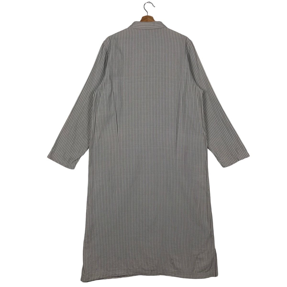 Yohji Yamamoto 🔥80’s Vintage Y’s For Living Long Jacket Striped Pin Japan Size US L / EU 52-54 / 3 - 8 Thumbnail