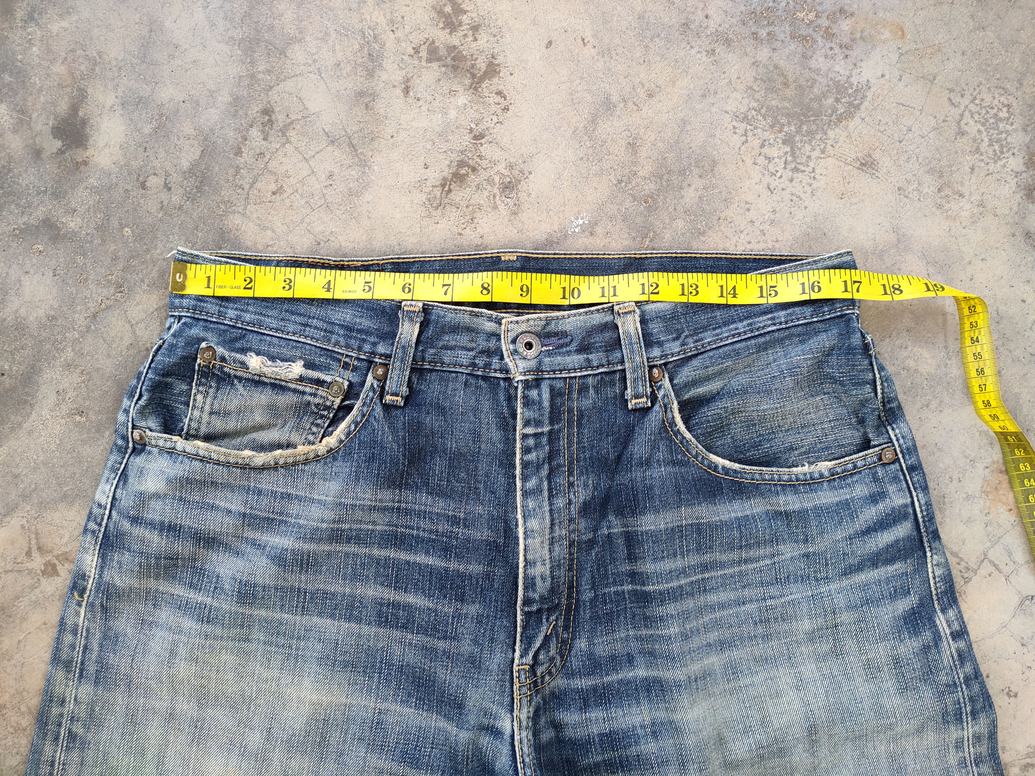 Levi's W34 VINTAGE LEVI'S 504 FADED DISTRESSED JEANS DENIM PANTS Size US 34 / EU 50 - 6 Thumbnail