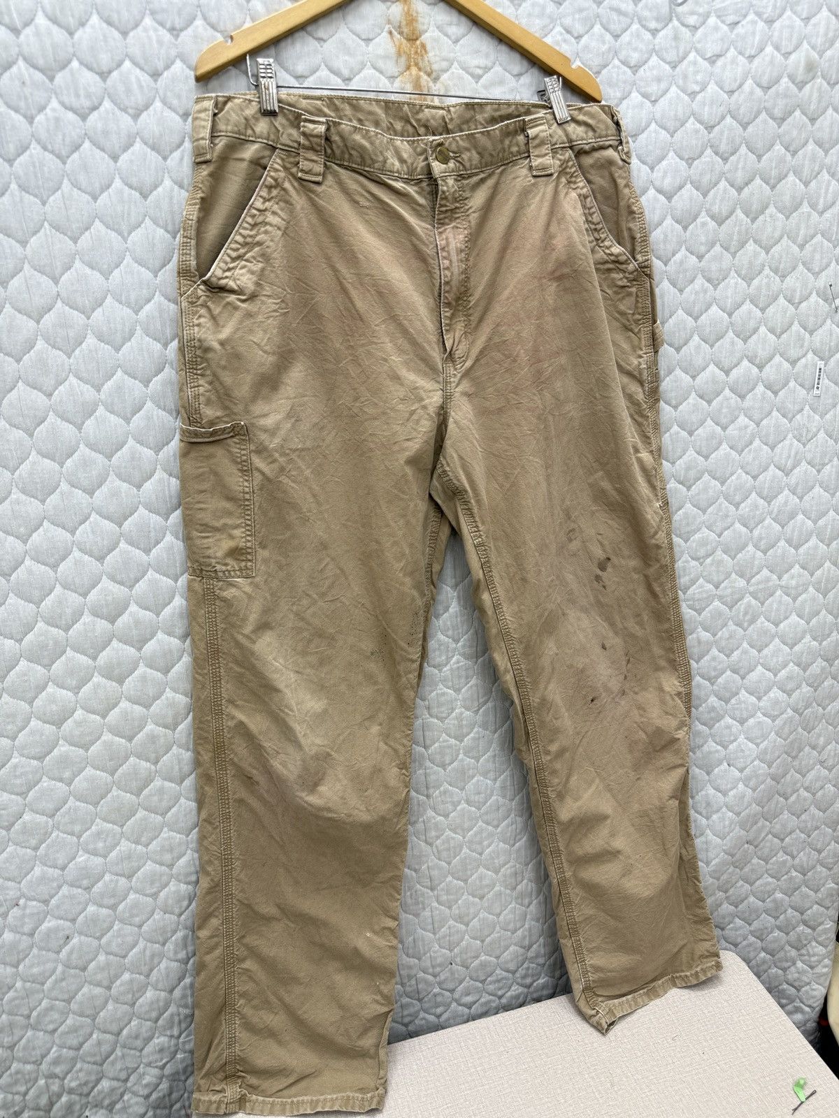 Carhartt 🔥🔥🔥STEALS VTG CARHARTT WORKERS PANTS Size US 37 - 5 Thumbnail