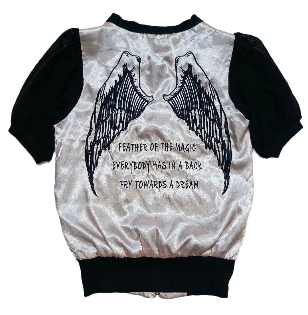 Beauty Beast Glad News Skull wing mesh Spike punk Senditionaris Jacket Size M / US 6-8 / IT 42-44 - 1 Thumbnail