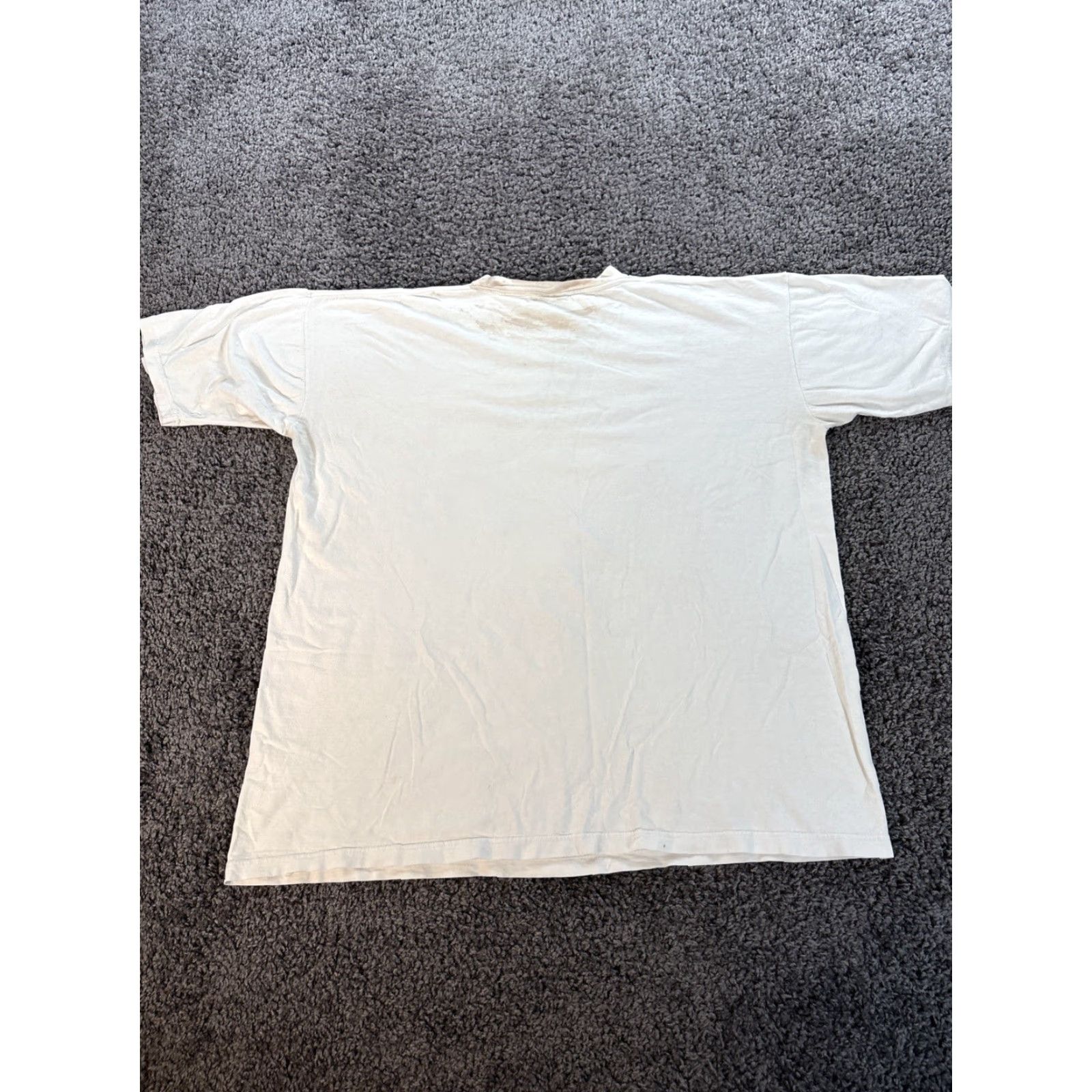 Vintage VINTAGE Looney Tunes T-Shirt Men’s 4XL White 90s Tasmanian Devil Rollerblade Mens Short Sleeve Shirt Size US XXL / EU 58 / 5 - 7 Thumbnail