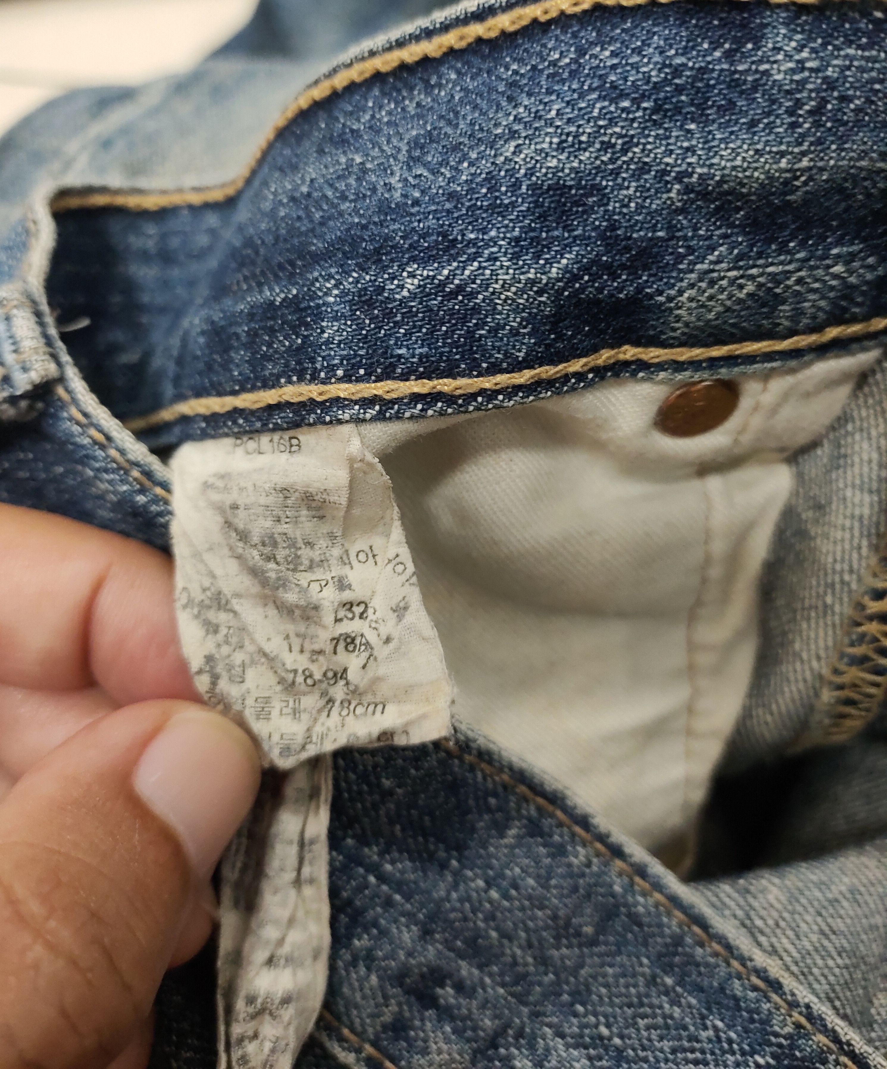 Levi's Vintage Clothing 💥 Flared Distressed Vintage Levi's 509 Jeans 💥 Size US 32 / EU 48 - 12 Thumbnail