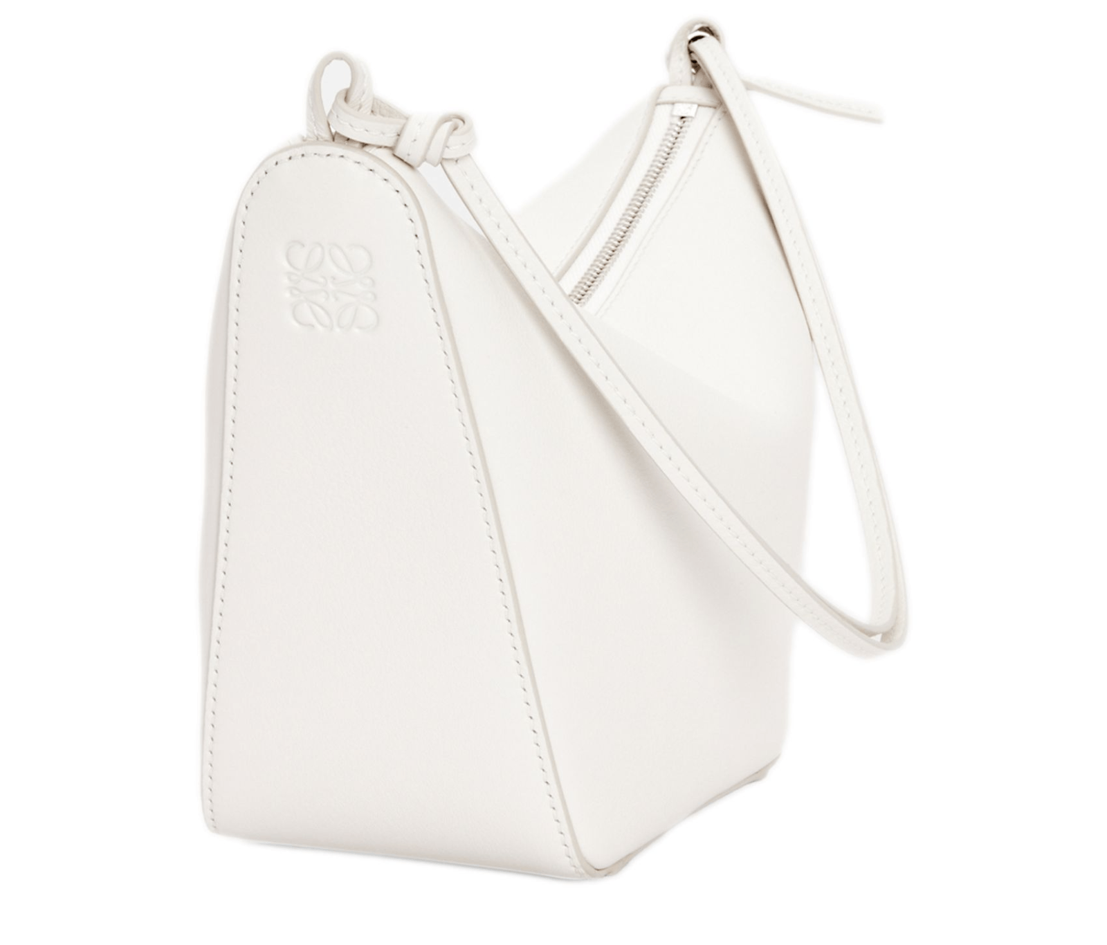Loewe LOEWE Hammock Mini Soft White Leather Hobo New/Auth $2150 Size ONE SIZE - 1 Thumbnail