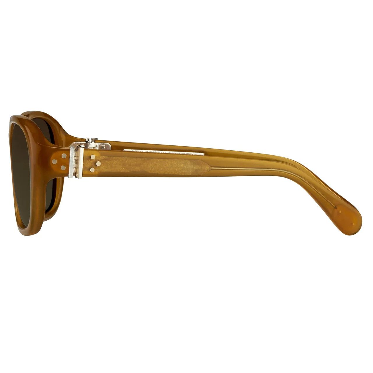 Ann Demeulemeester Ann Demeulemeester Sunglasses Oval Honey and Green Size ONE SIZE - 13 Thumbnail