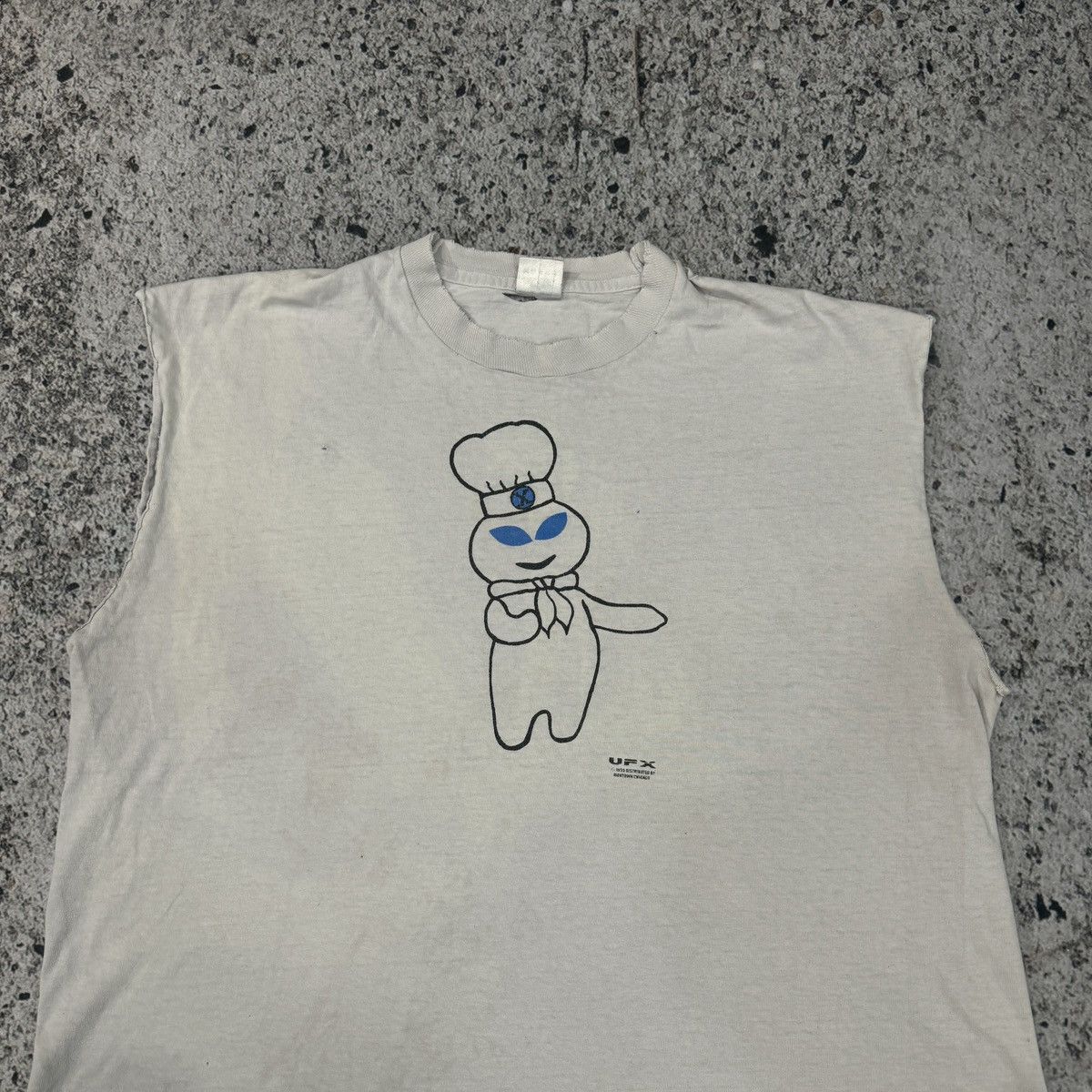 Vintage 90s Doughboy Thrashed Mobtown Chicago Shirt ERD Grunge Size US XL / EU 56 / 4 - 11 Thumbnail
