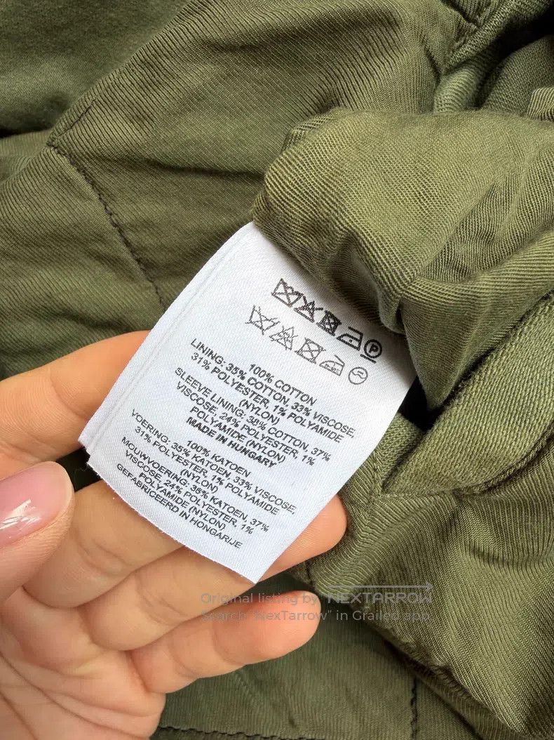 Dries Van Noten Dries Van Noten Military Green Chest Tie Multi-Pocket Jack Size L / US 10 / IT 46 - 7 Thumbnail