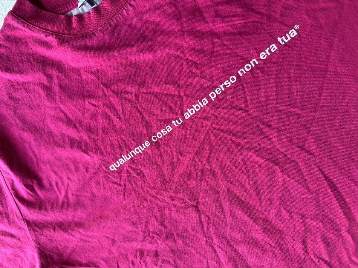 MSGM LUXURY 🚨 MSGM PURPLE TEE WITH LOGO BOXY FIT Y2K RARE Size US XL / EU 56 / 4 - 6 Thumbnail