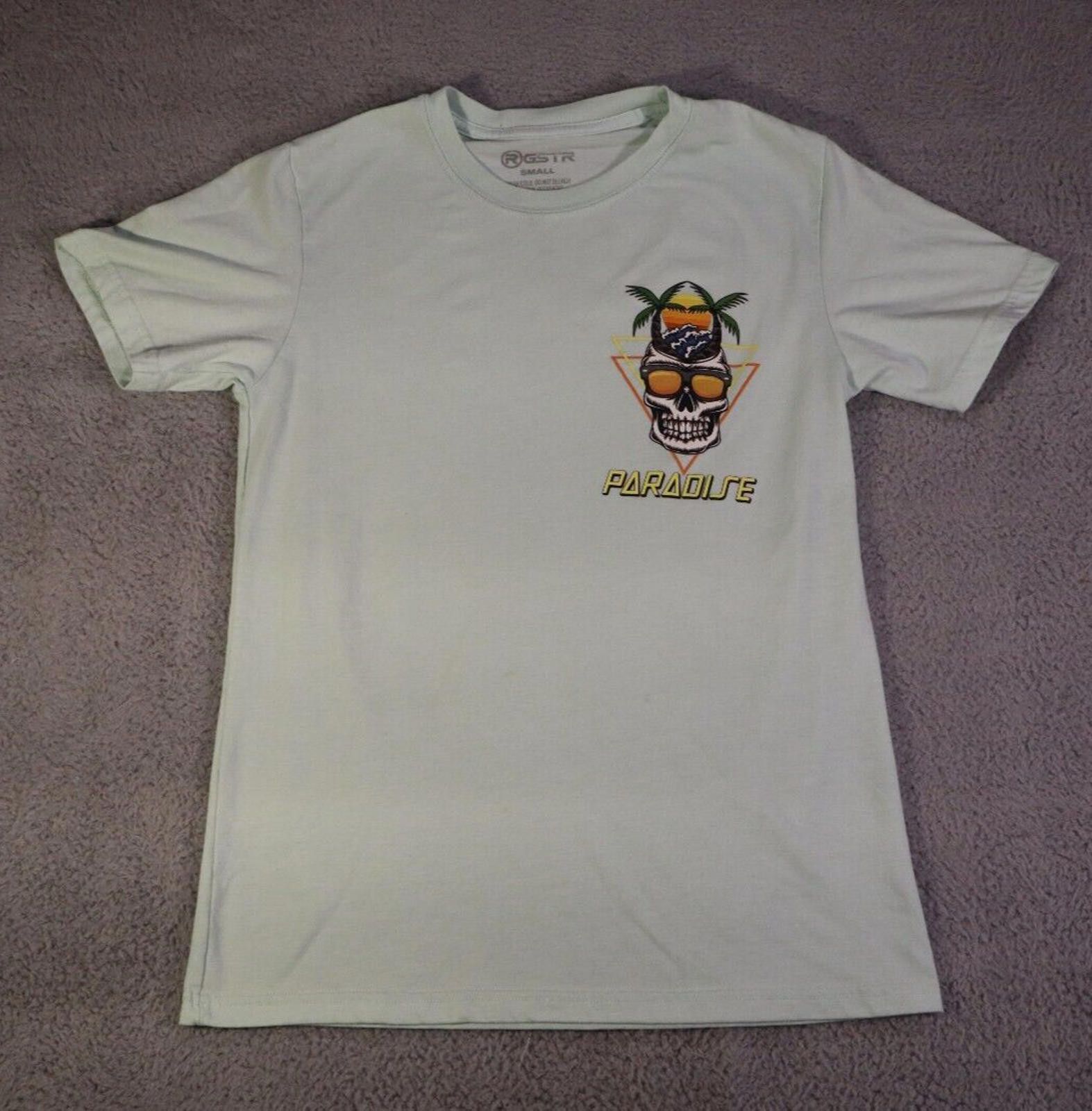 Other GSTR Shirt Men Small Green Paradise Surf Skull Paraside Size US S / EU 44-46 / 1 - 3 Thumbnail