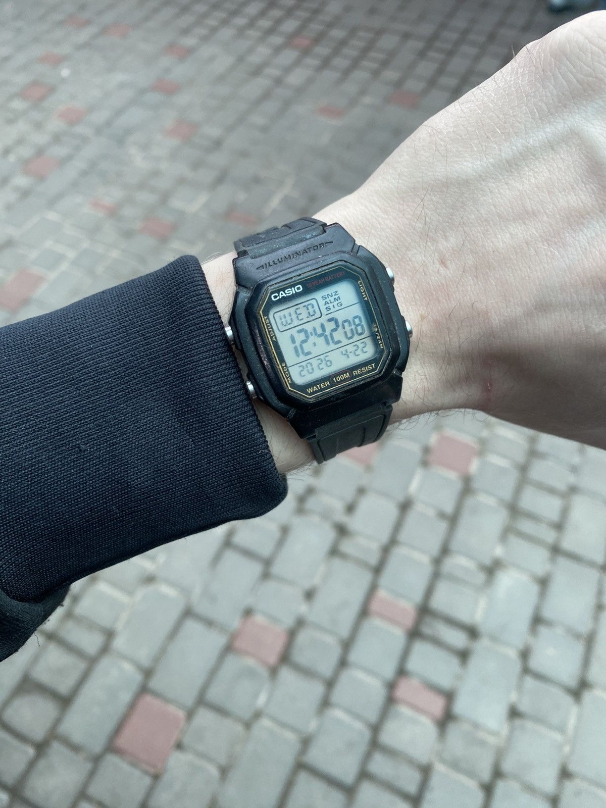 Casio Casio Watch W-800H Classic Digital 100M WR Size ONE SIZE - 4 Thumbnail