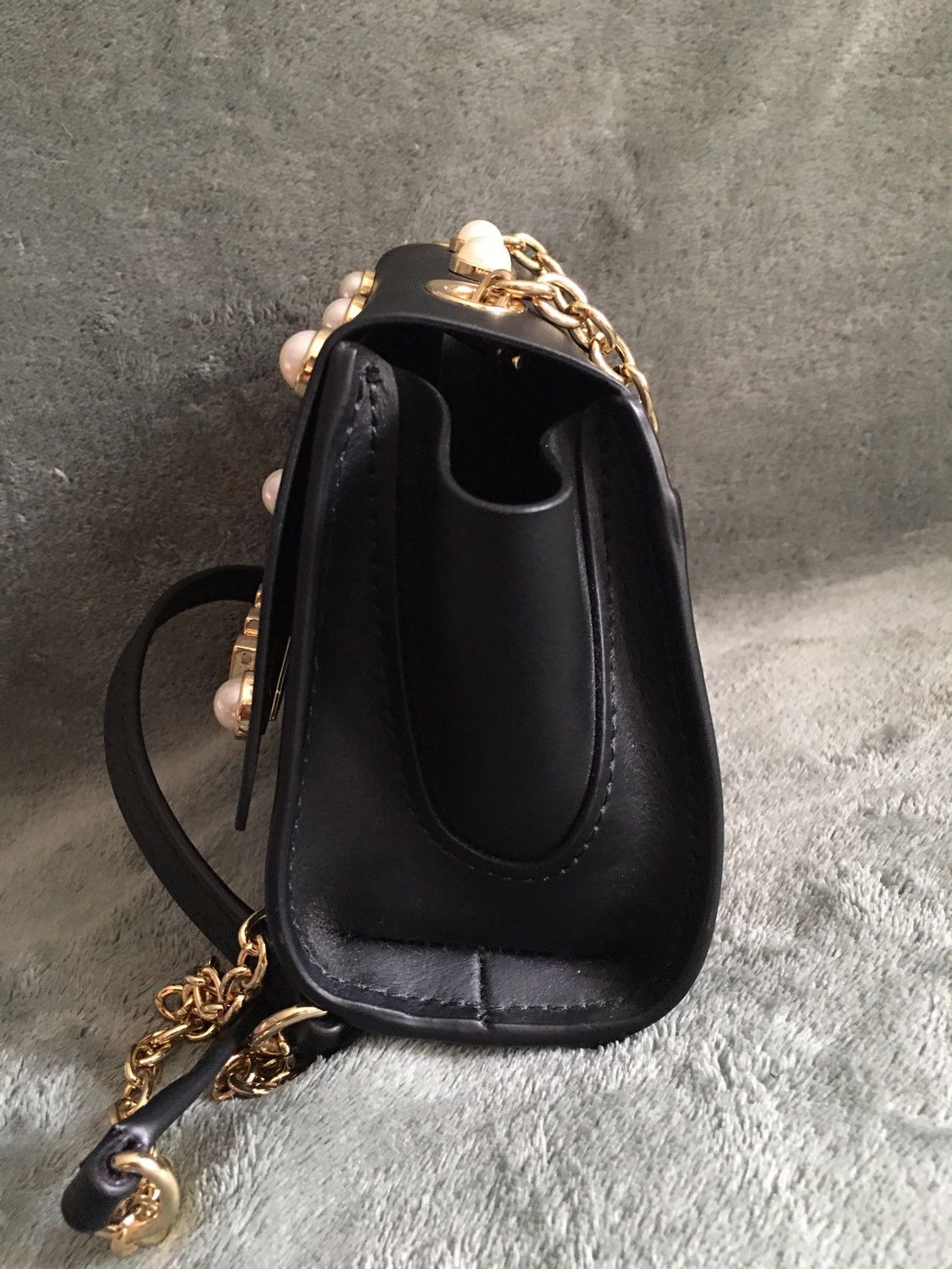 Zac Posen ZAC POSEN Eartha Pearl Mini Chain Shoulder Bag Size ONE SIZE - 9 Thumbnail