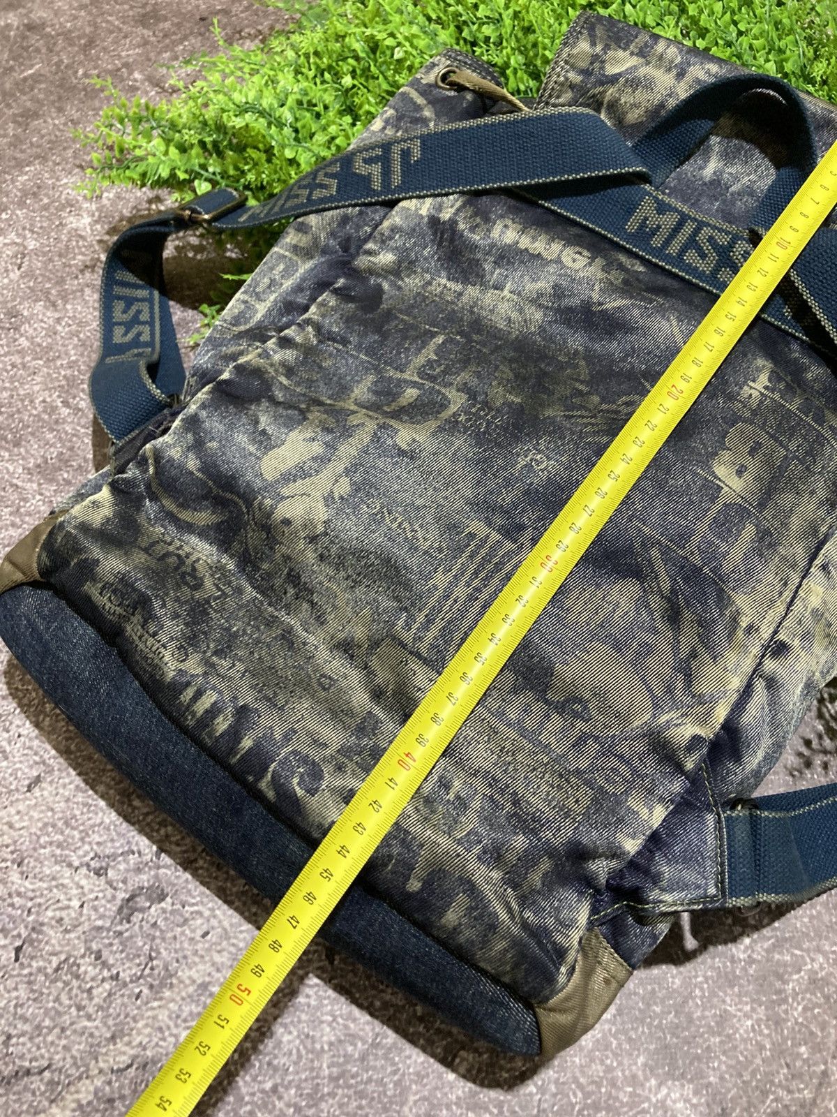 Miss Sixty Vintage Miss Sixty Archive Backpack Denim Printed Bag Y2K Size ONE SIZE - 14 Thumbnail