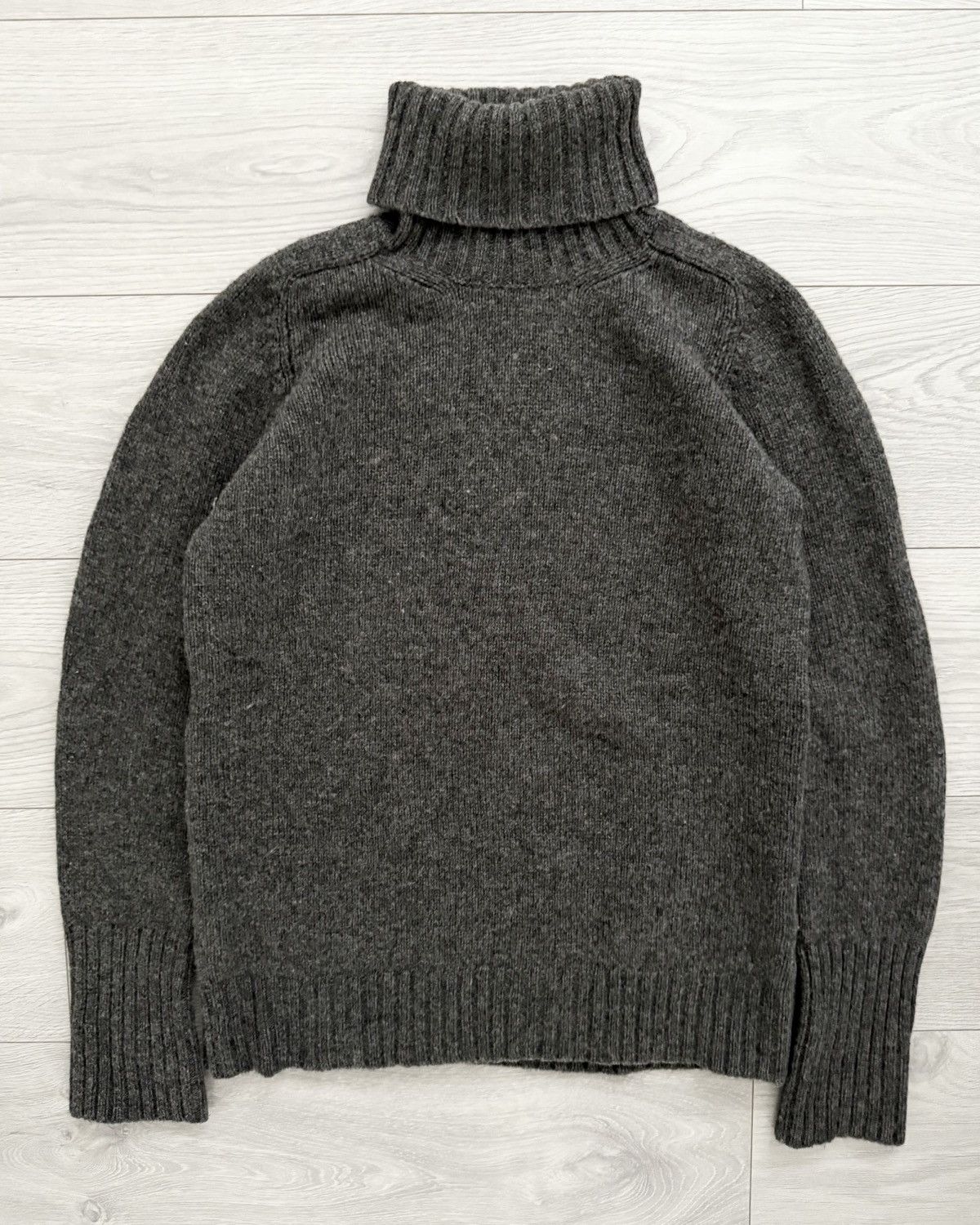 Maison Margiela FW2004 Wool Camel Ribbed Turtleneck Knit Sweater Size US M / EU 48-50 / 2 - 2 Thumbnail