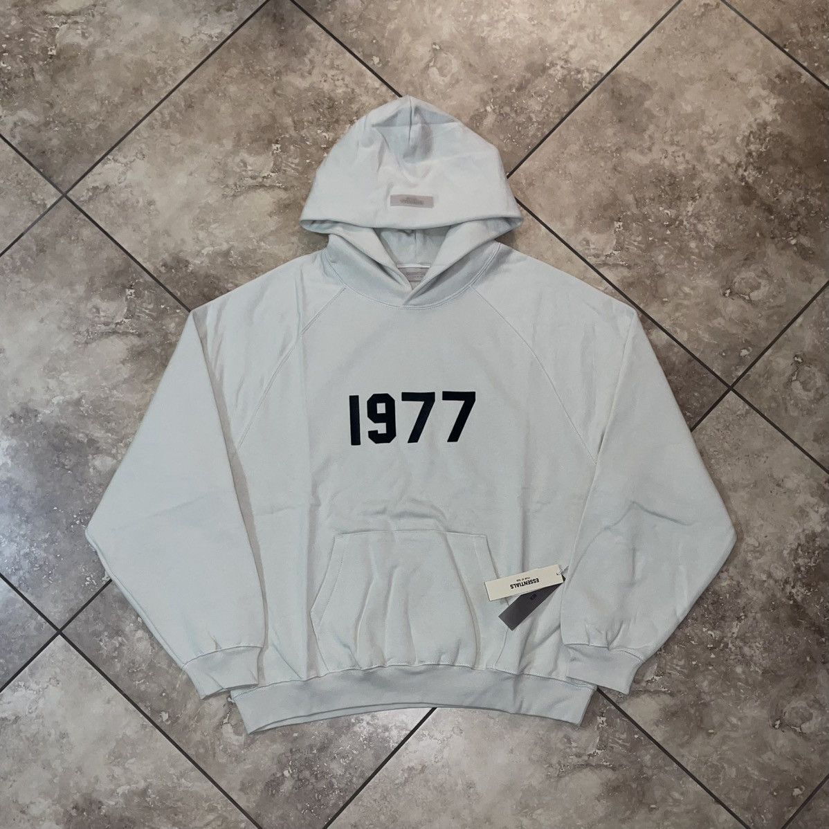 2022 Fear of God Essentials 1977 Hoodie ‘Wheat’ Size Large