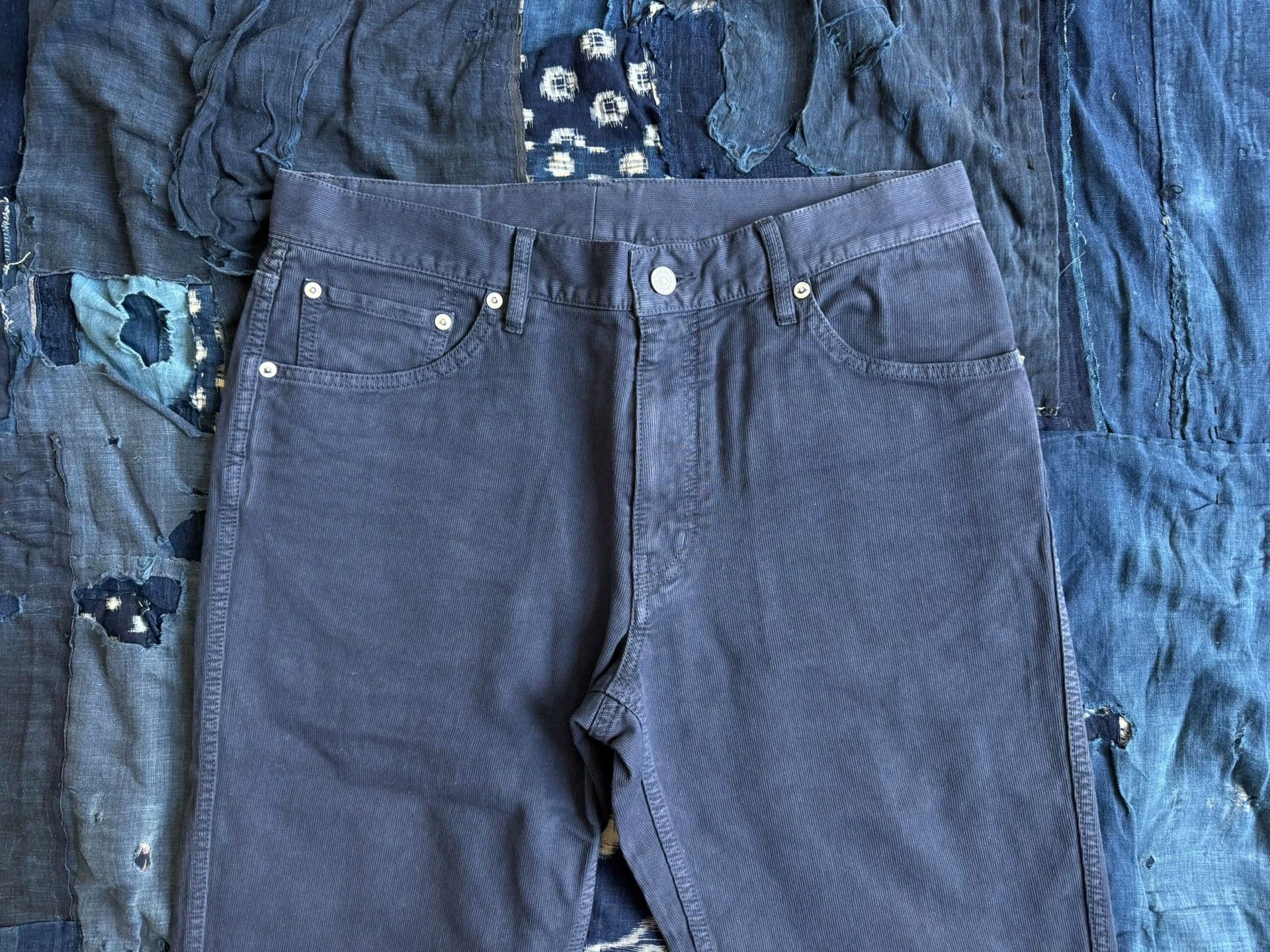 Visvim VISVIM 23SS FLUXUS 03 DMGD DRY PIQUE Pants Blue 3 Size US 35 - 3 Thumbnail