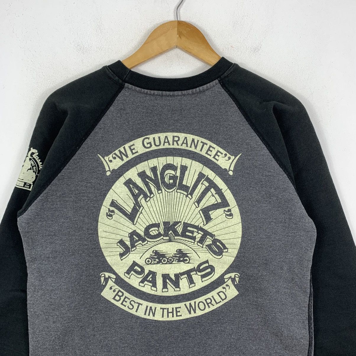 Japanese Brand LANGLITZ LEATHER Motorcycle Garments Japanese Sweatshirt Size US M / EU 48-50 / 2 - 5 Thumbnail