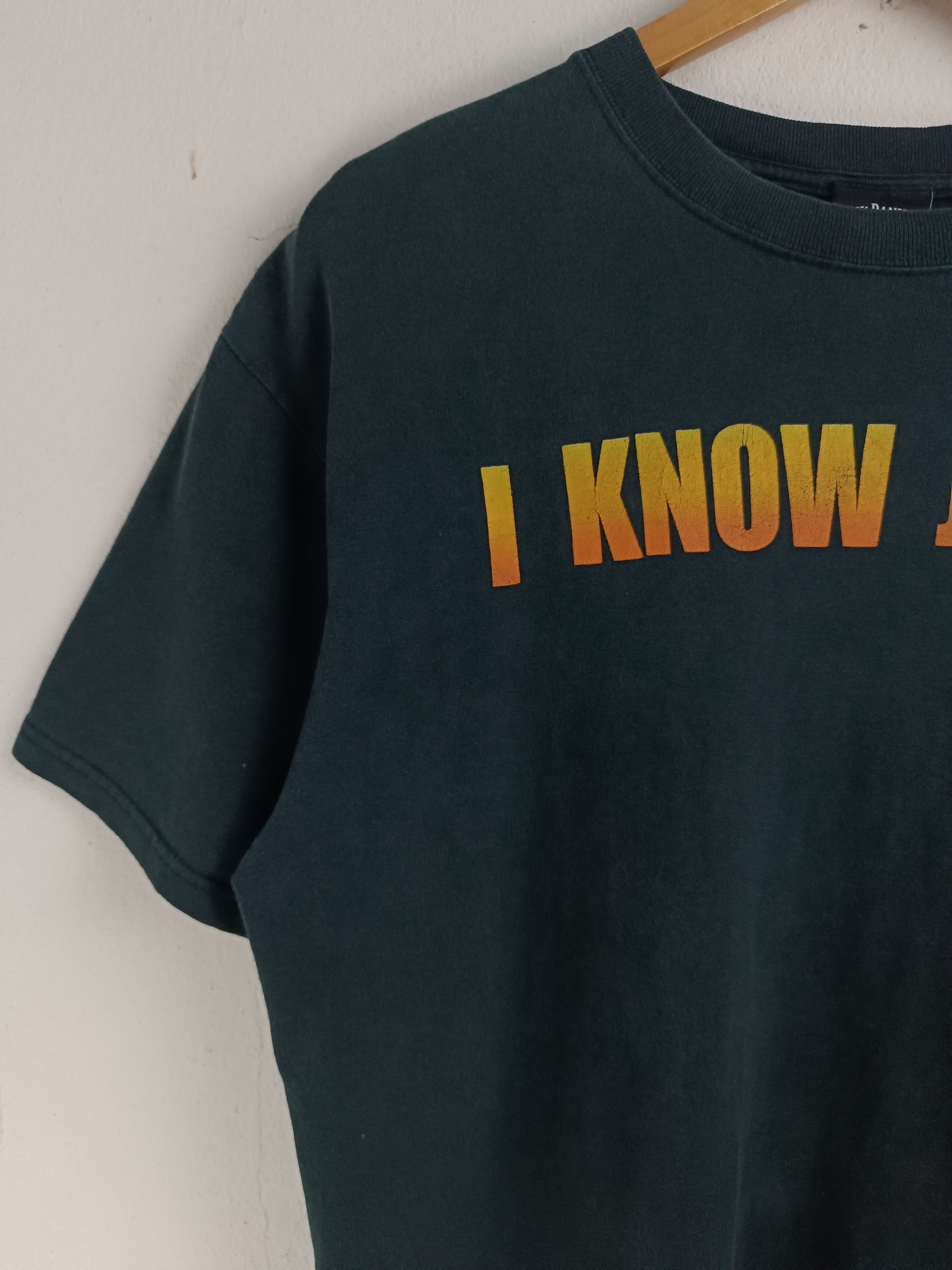 Vintage VINTAGE 2000s I KNOW JACK! JACK DANIELS WHISKEY Ts VERY RARE Size US L / EU 52-54 / 3 - 6 Thumbnail