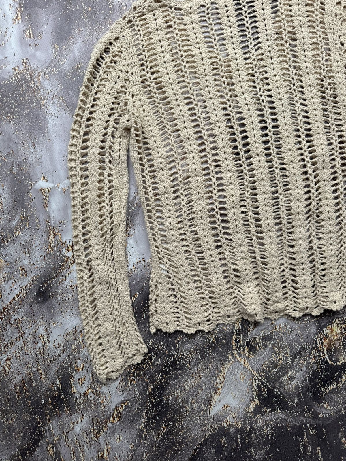 Vintage Vintage Mesh Knit Long Sleeve Size M / US 6-8 / IT 42-44 - 6 Thumbnail