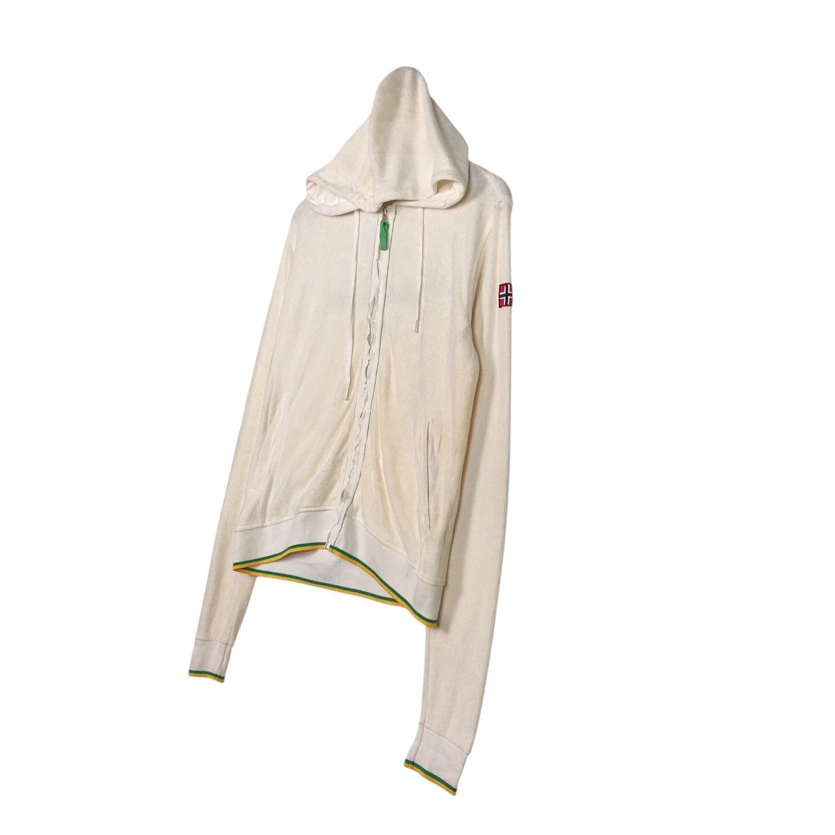 Japanese Brand × Napapijri 📌Vintage Zipper Sweater Jacket Napapijri Big Logo Size US L / EU 52-54 / 3 - 3 Thumbnail