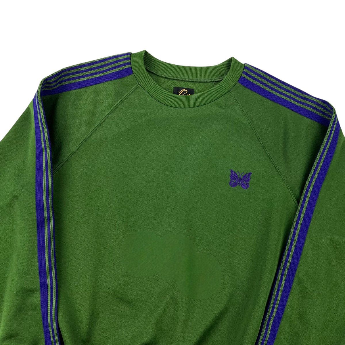 Needles Needles Green & Blue Poly Smooth Sweatshirt Size US S / EU 44-46 / 1 - 1 Thumbnail