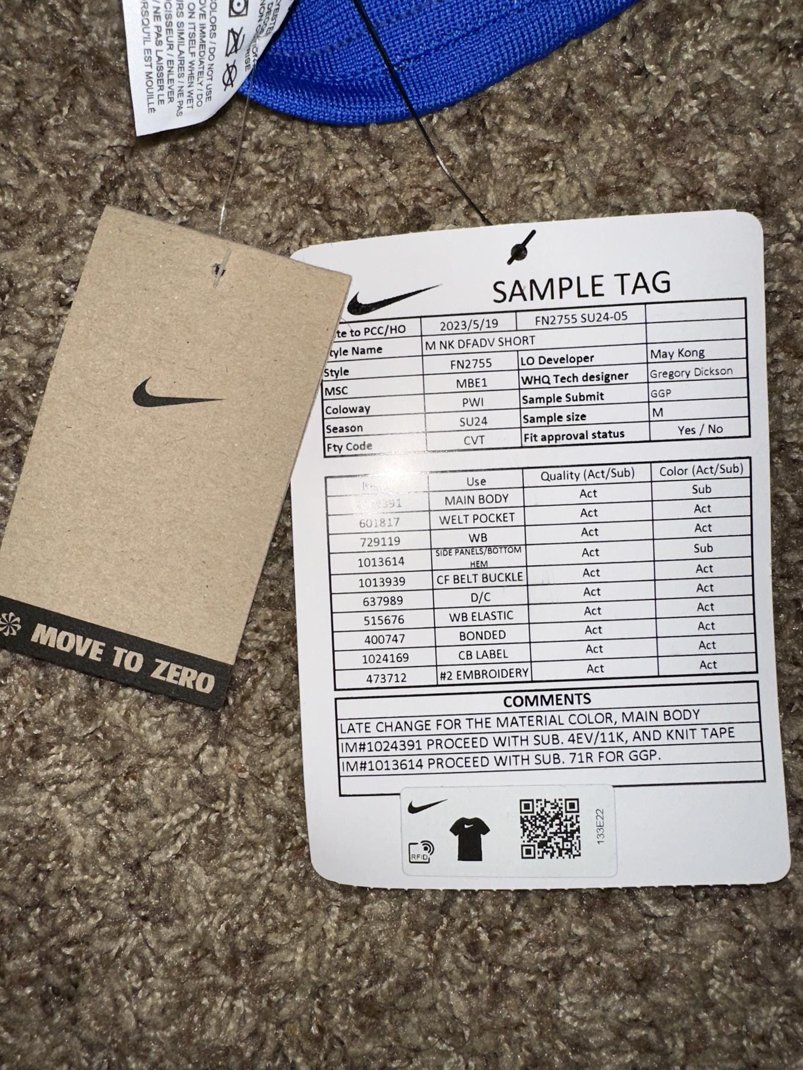 Nike Nike Men's Dri-FIT ADV 20cm (approx.) Basketball Shorts Sample Size US 32 / EU 48 - 9 Thumbnail