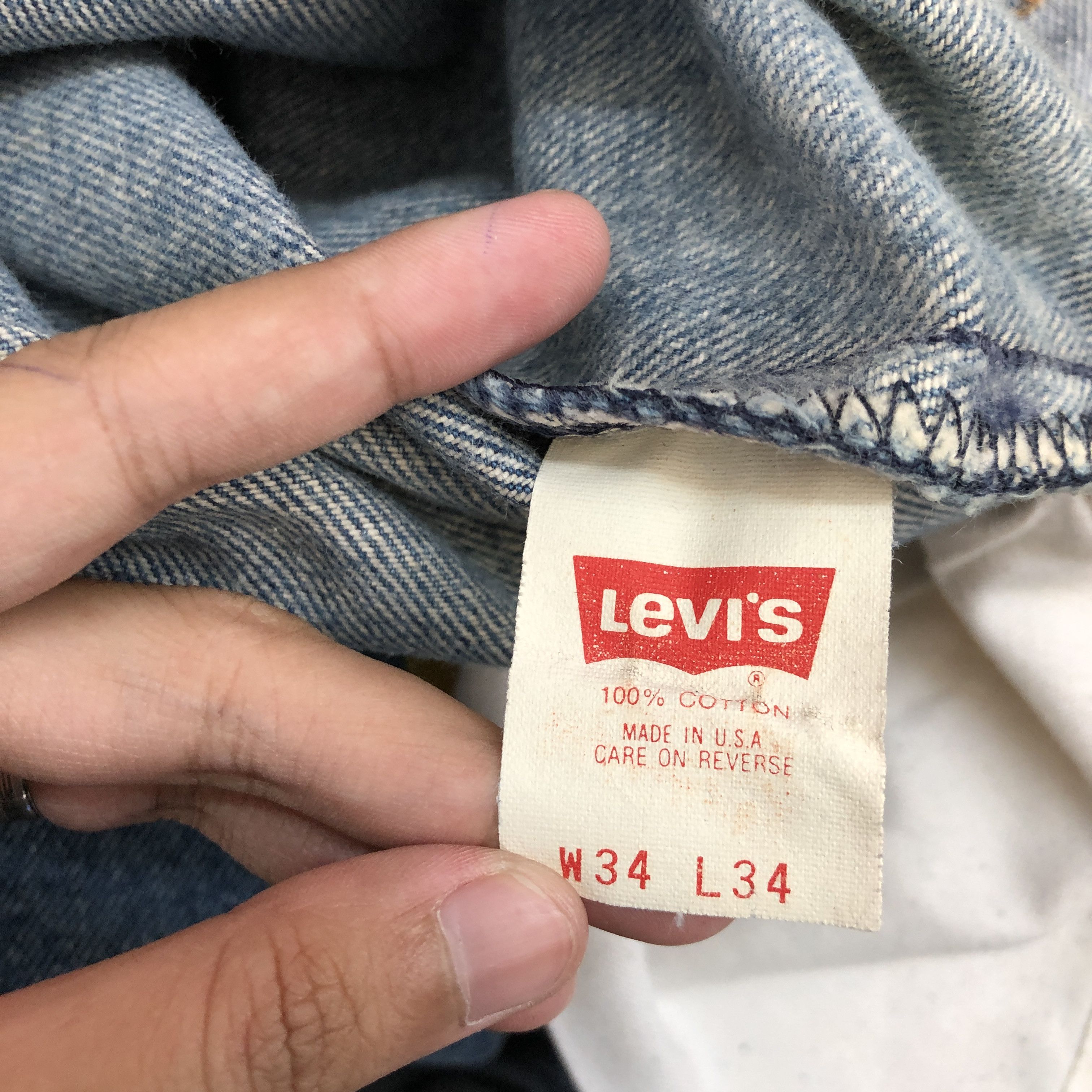 Levi's Vintage Levis 505 Stonewash Jeans Distressed Levi's Denim Size US 32 / EU 48 - 8 Thumbnail