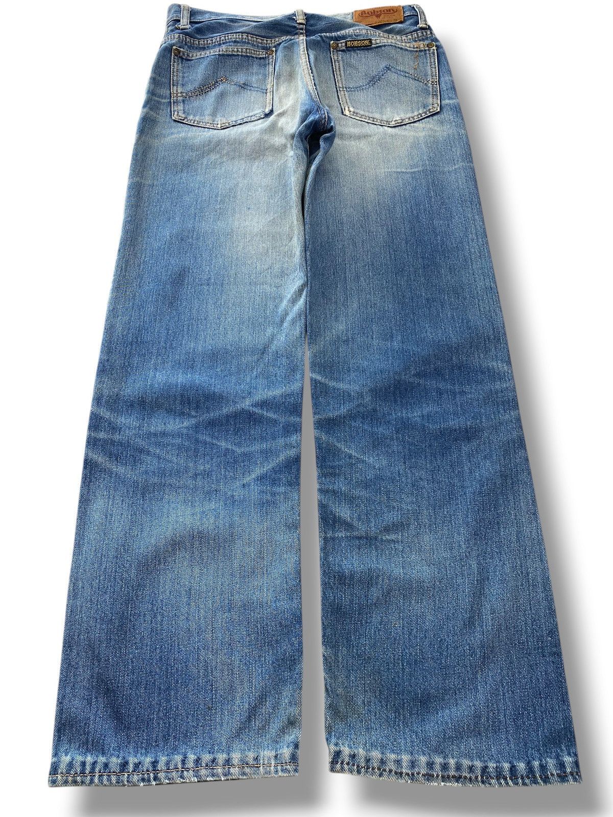 Japanese Brand Japanese Brand Light Wash Whiskered Straight Leg Jeans Size US 30 / EU 46 - 3 Thumbnail