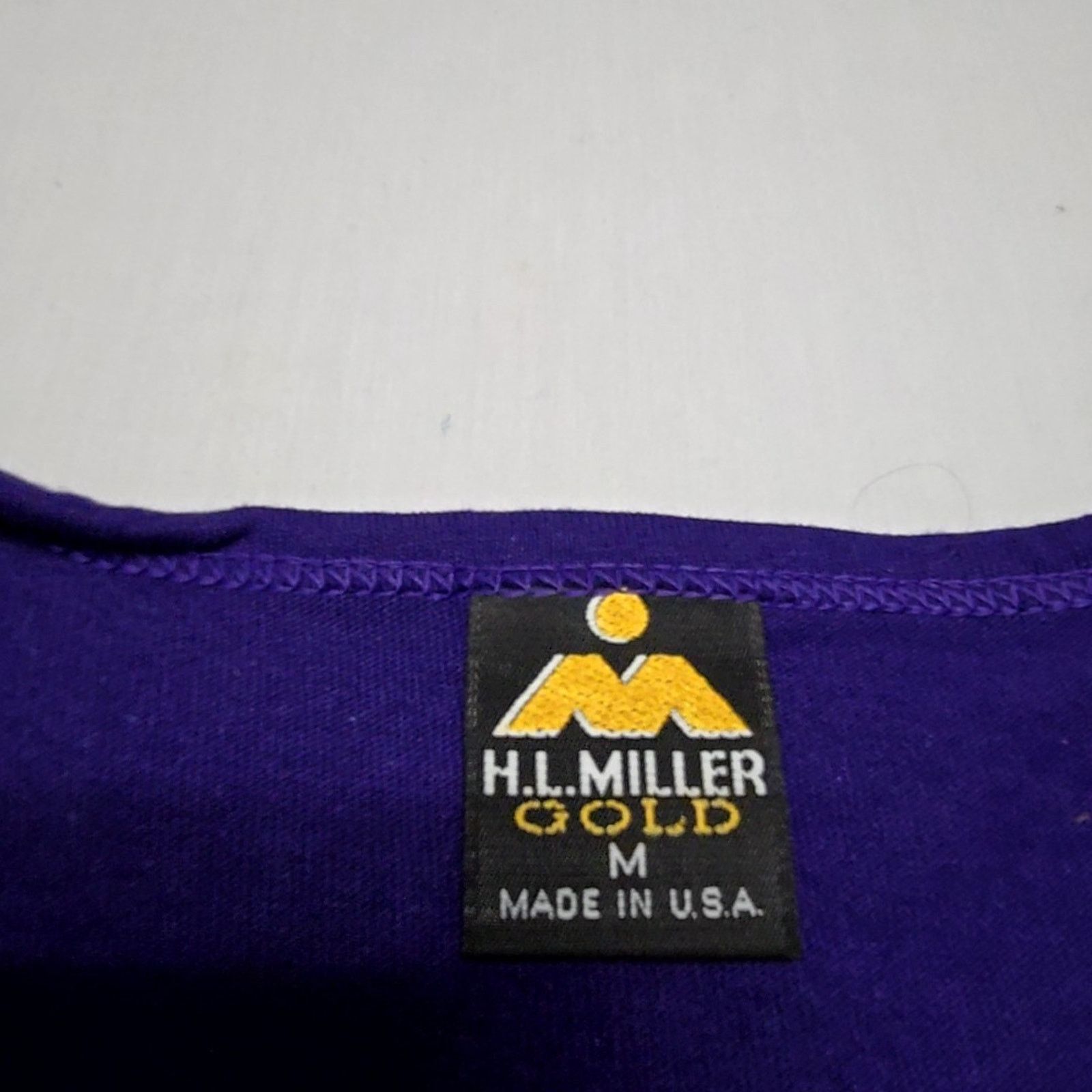 Vintage Vintage Blank Shirt Solid Purple Scoop Neck Womens M Tee 90s Size M / US 6-8 / IT 42-44 - 3 Thumbnail