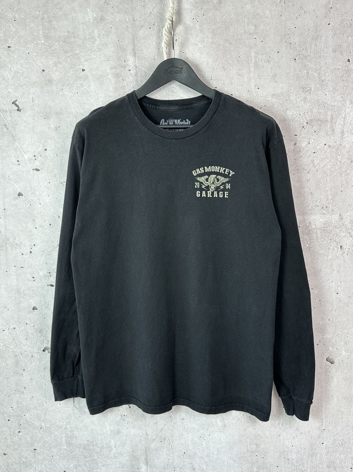 Vintage Vintage Gas Monkey Garage Made in USA Long Sleeve Size US L / EU 52-54 / 3 - 2 Thumbnail