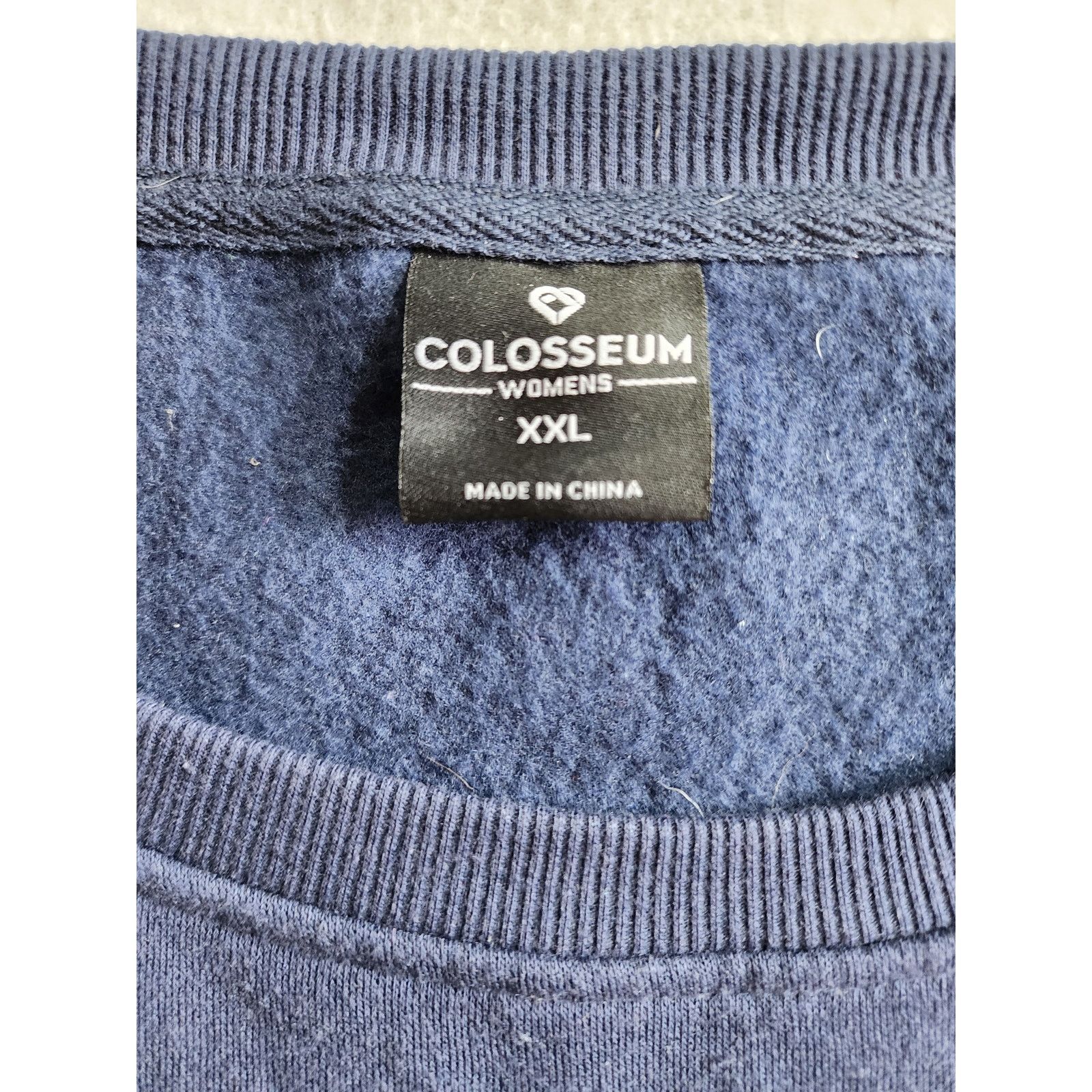 Colosseum Athletics Notre Dam Women's Sweatshirt XXL Colosseum Navy Green NWT Size XXL / US 16-18 / IT 52-54 - 4 Thumbnail