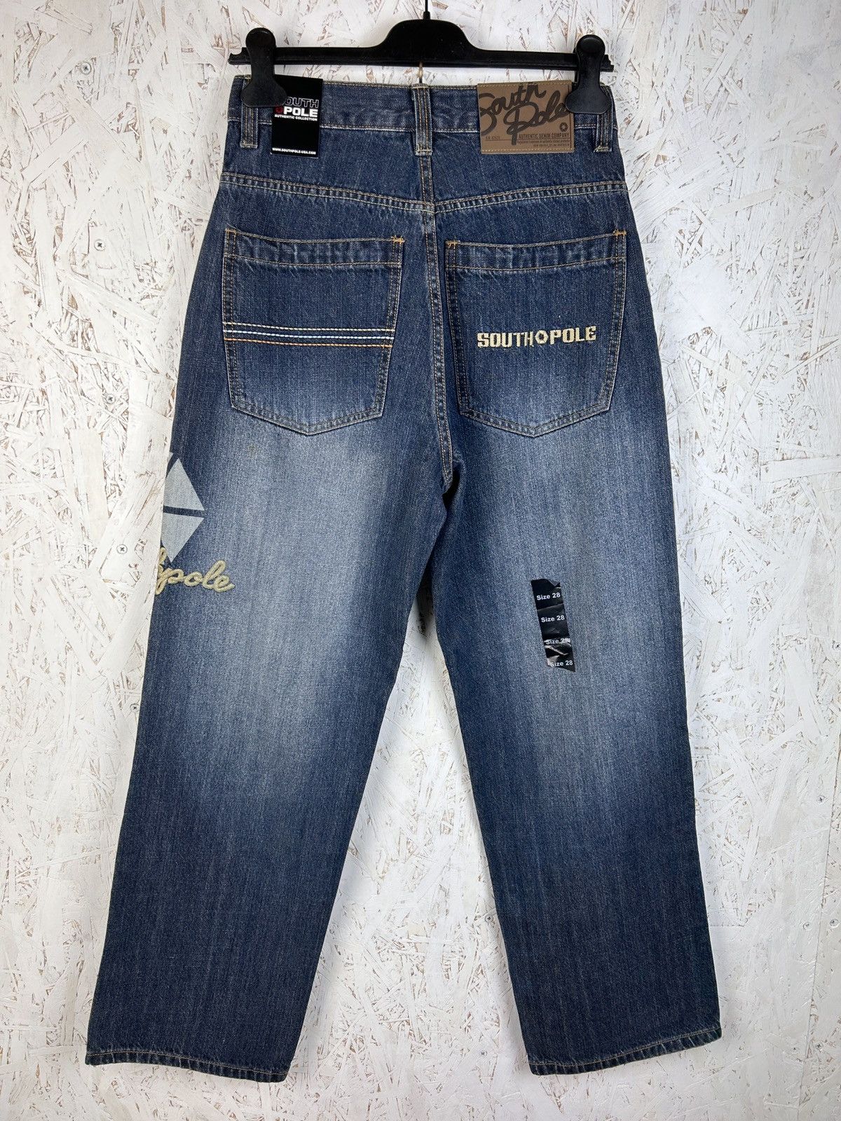 Southpole BNWT Vintage Southpole Baggy Denim Jeans Jnco Fubu Rap Y2K Size US 28 / EU 44 - 7 Thumbnail