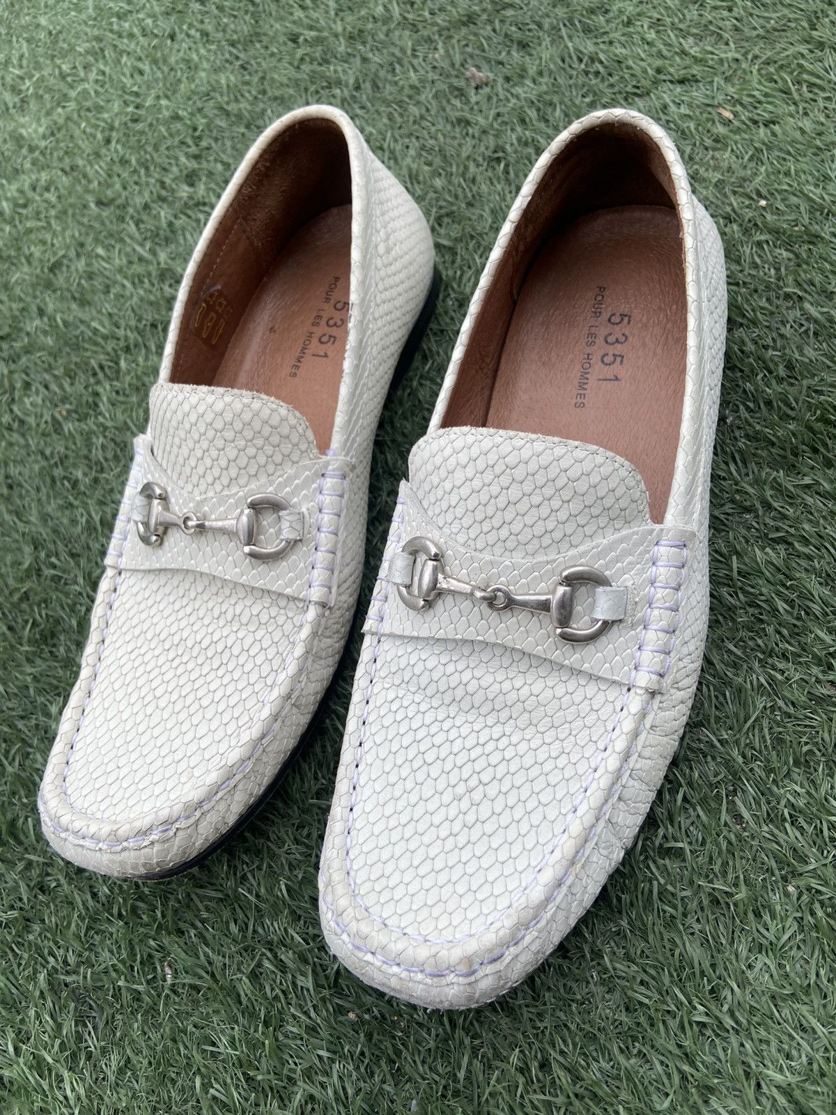 5351 POUR LES HOMMES 5351 Pour Les Hommes Leather Vero Cuoio Loafers Size 42 Size US 8.5 / EU 41-42 - 7 Thumbnail
