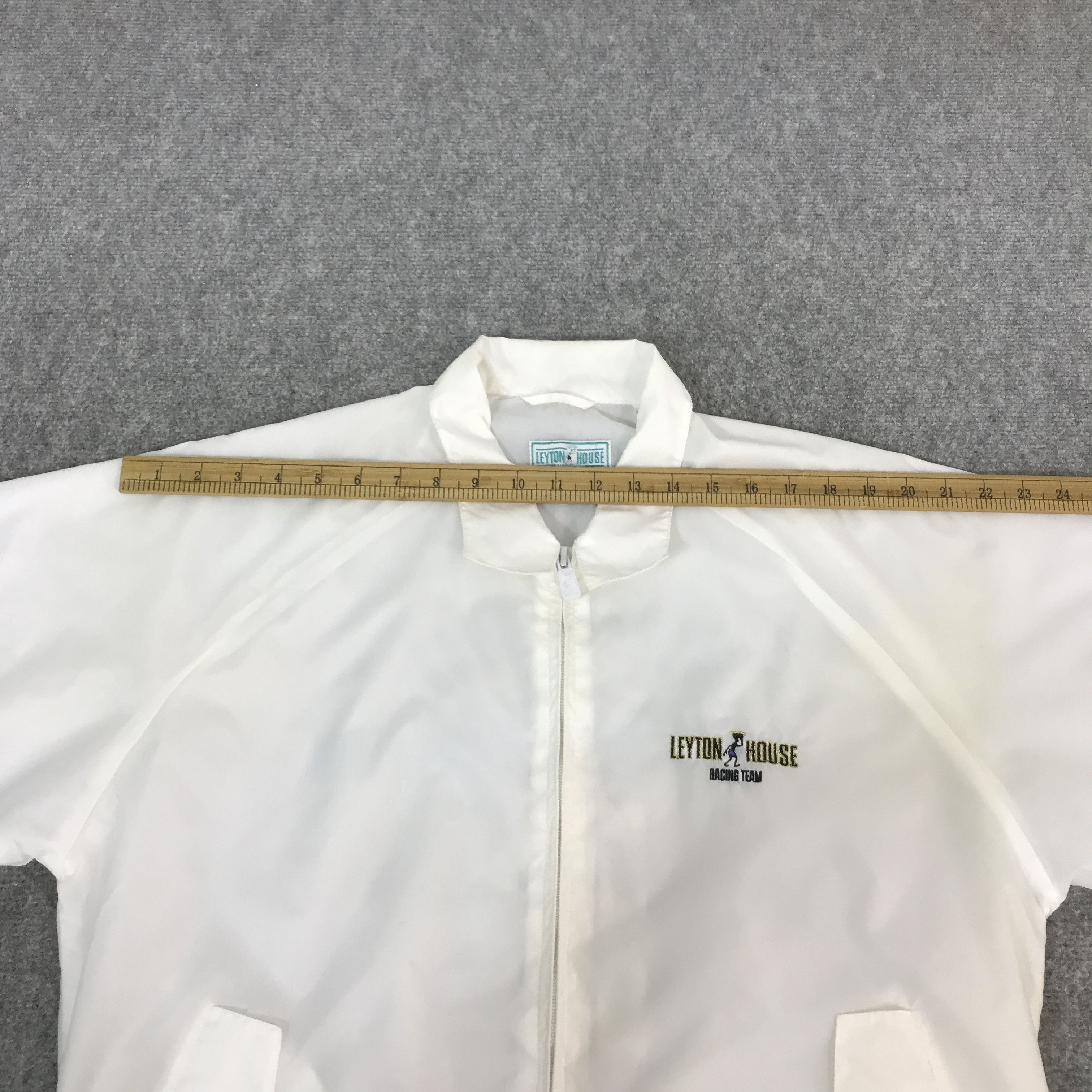 Japanese Brand Vtg leyton house racing japan light zip jacket Size US L / EU 52-54 / 3 - 6 Thumbnail